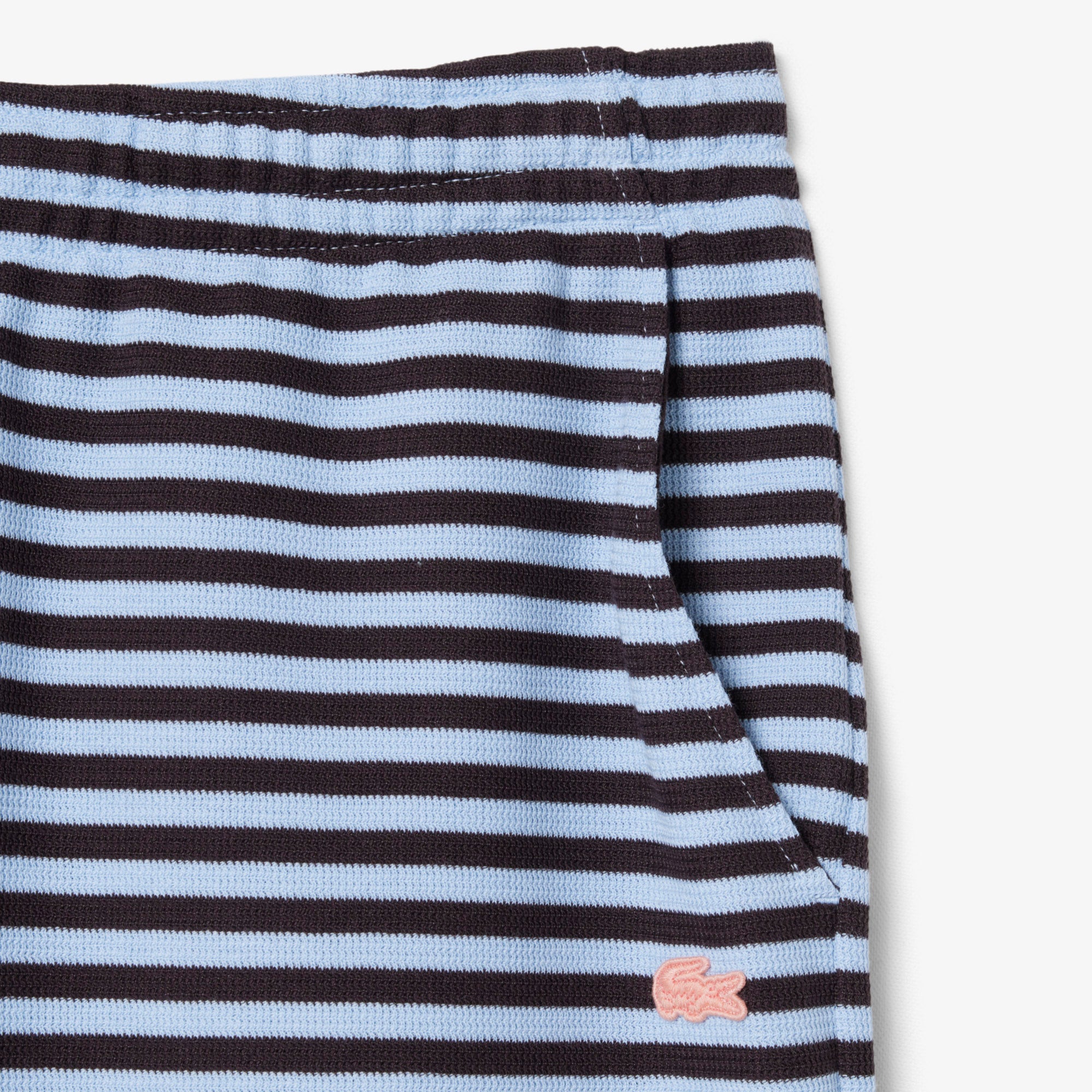 LACOSTE Men Regular Fit Striped Cotton Shorts
