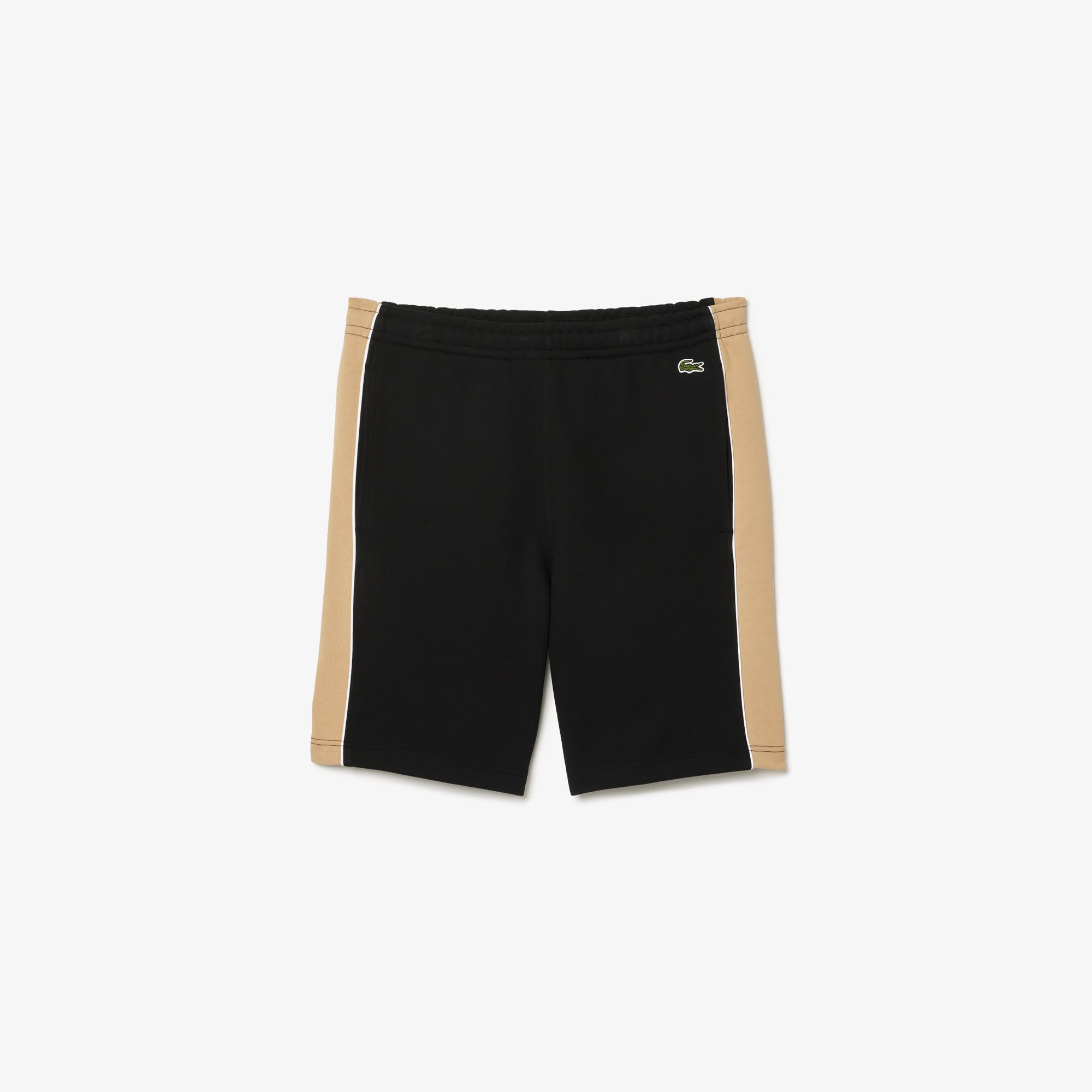 LACOSTE Men's Regular Fit Colorblock Fleece Shorts