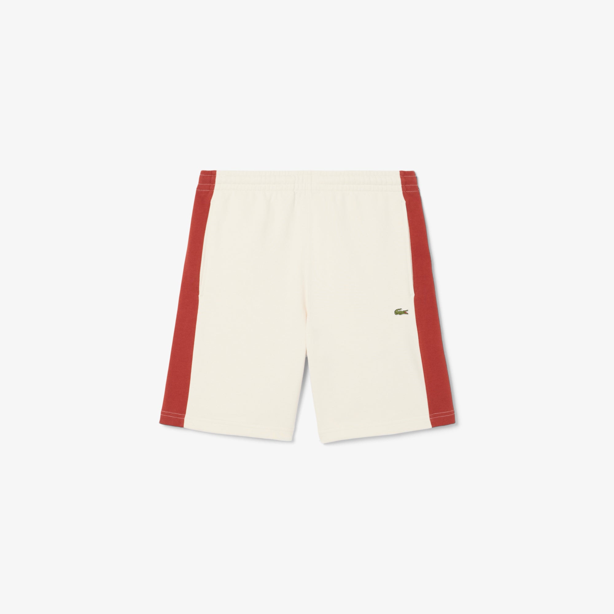 LACOSTE Men’s Cotton Fleece Colorblock Shorts