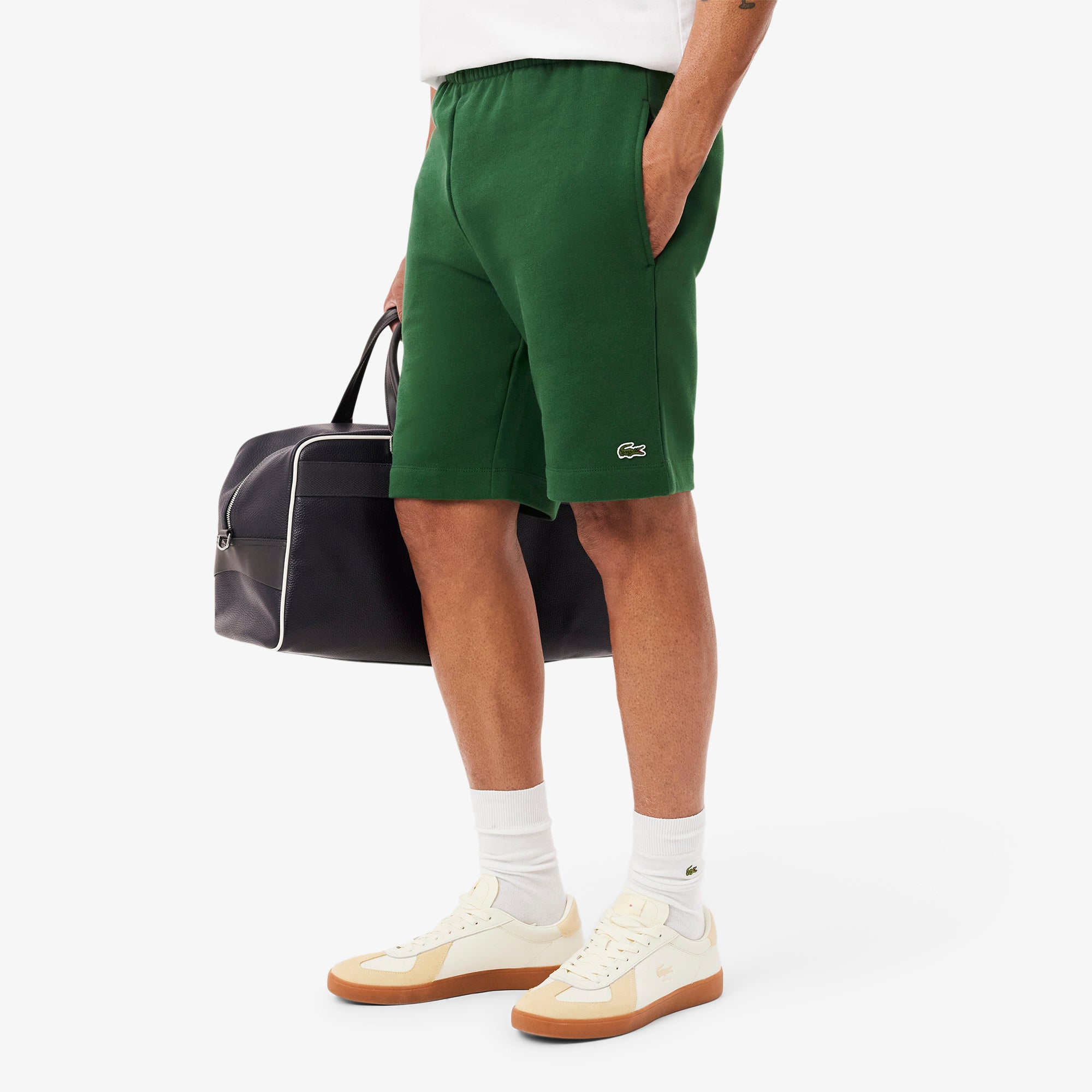 LACOSTE Regular Fit Fleece Shorts