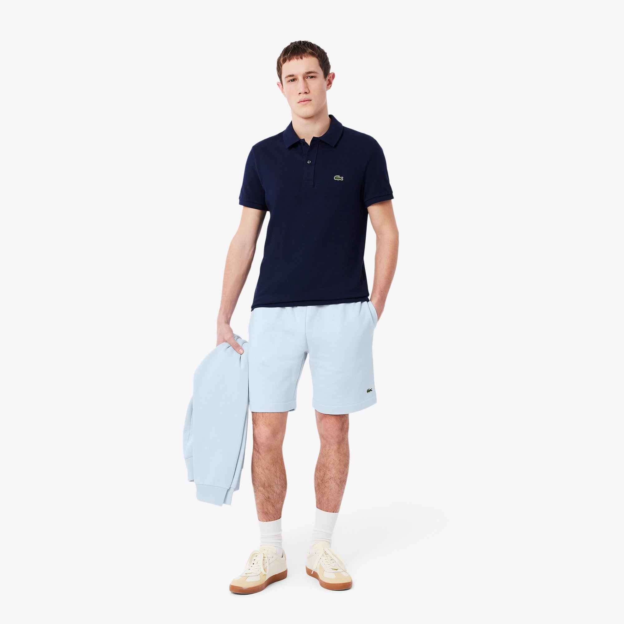 LACOSTE Regular Fit Fleece Shorts