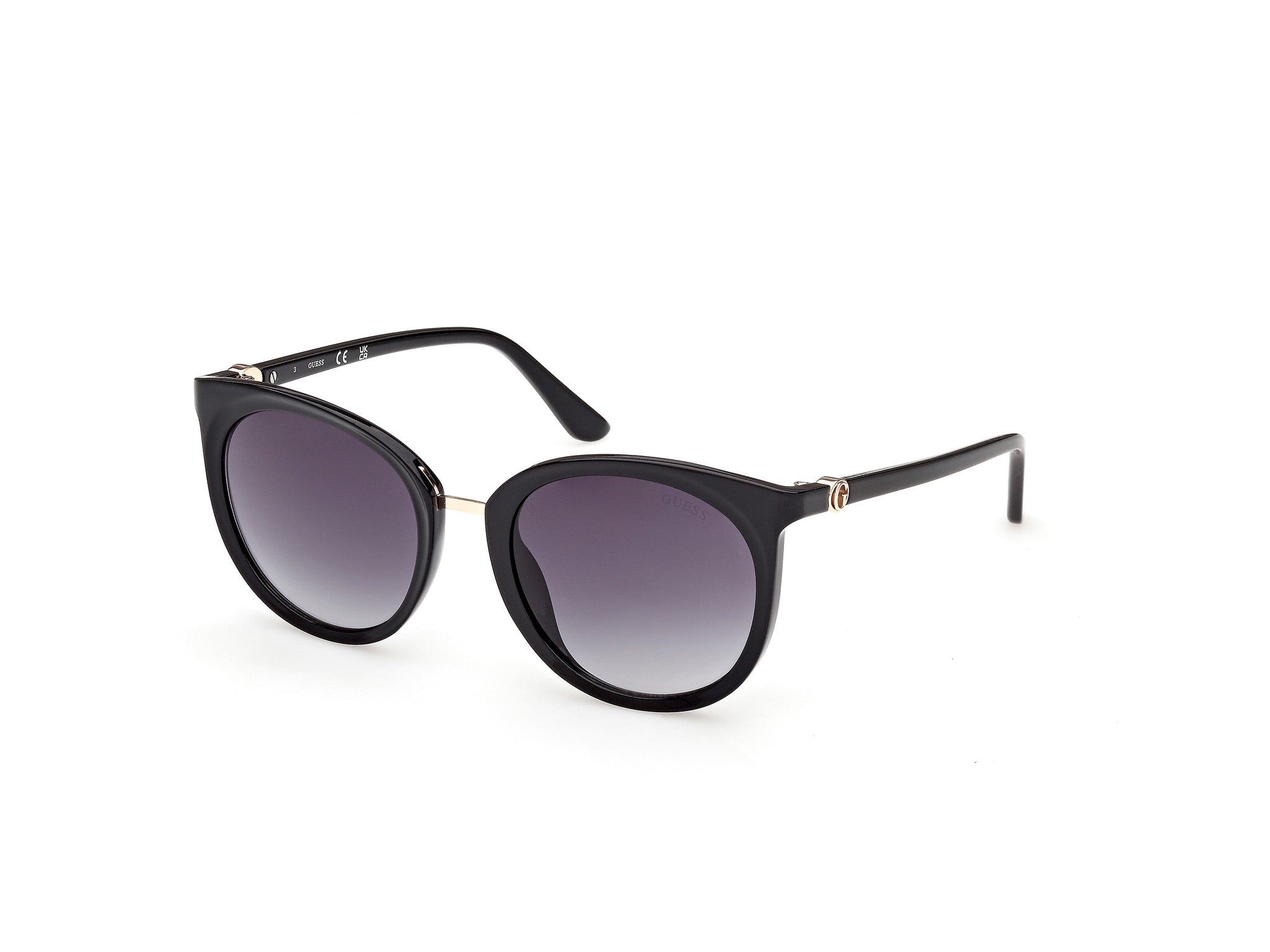 GUESS Women's Injected Round Sunglasses