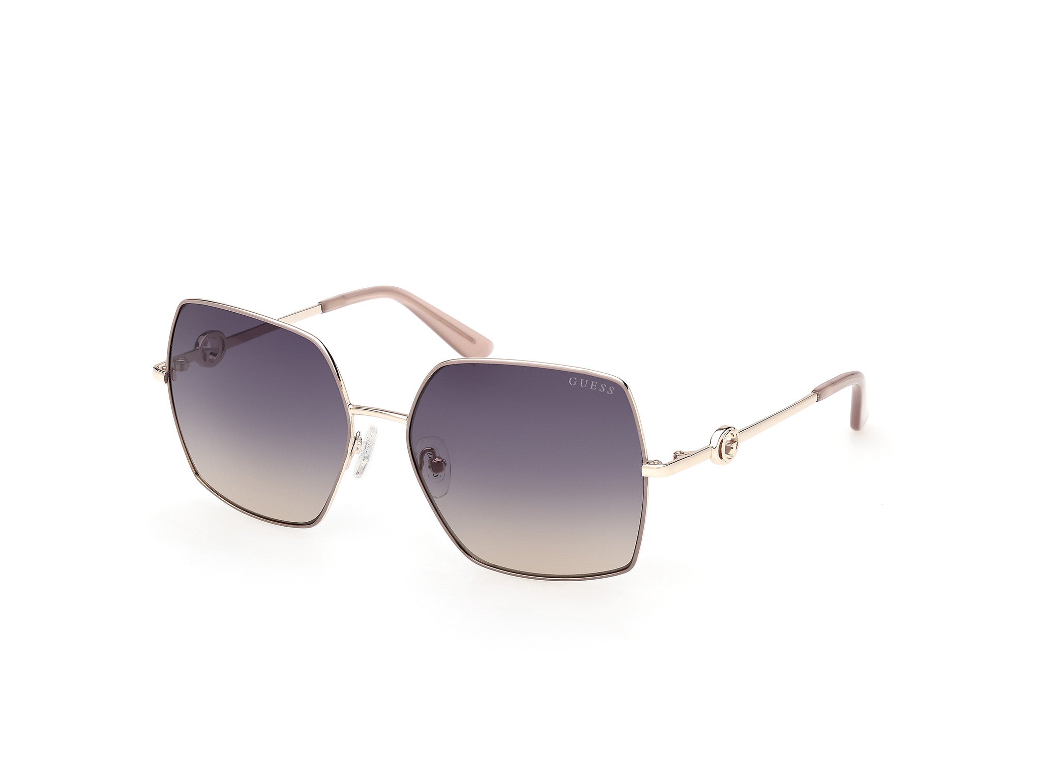 GUESS Women's Metal Square Sunglasses