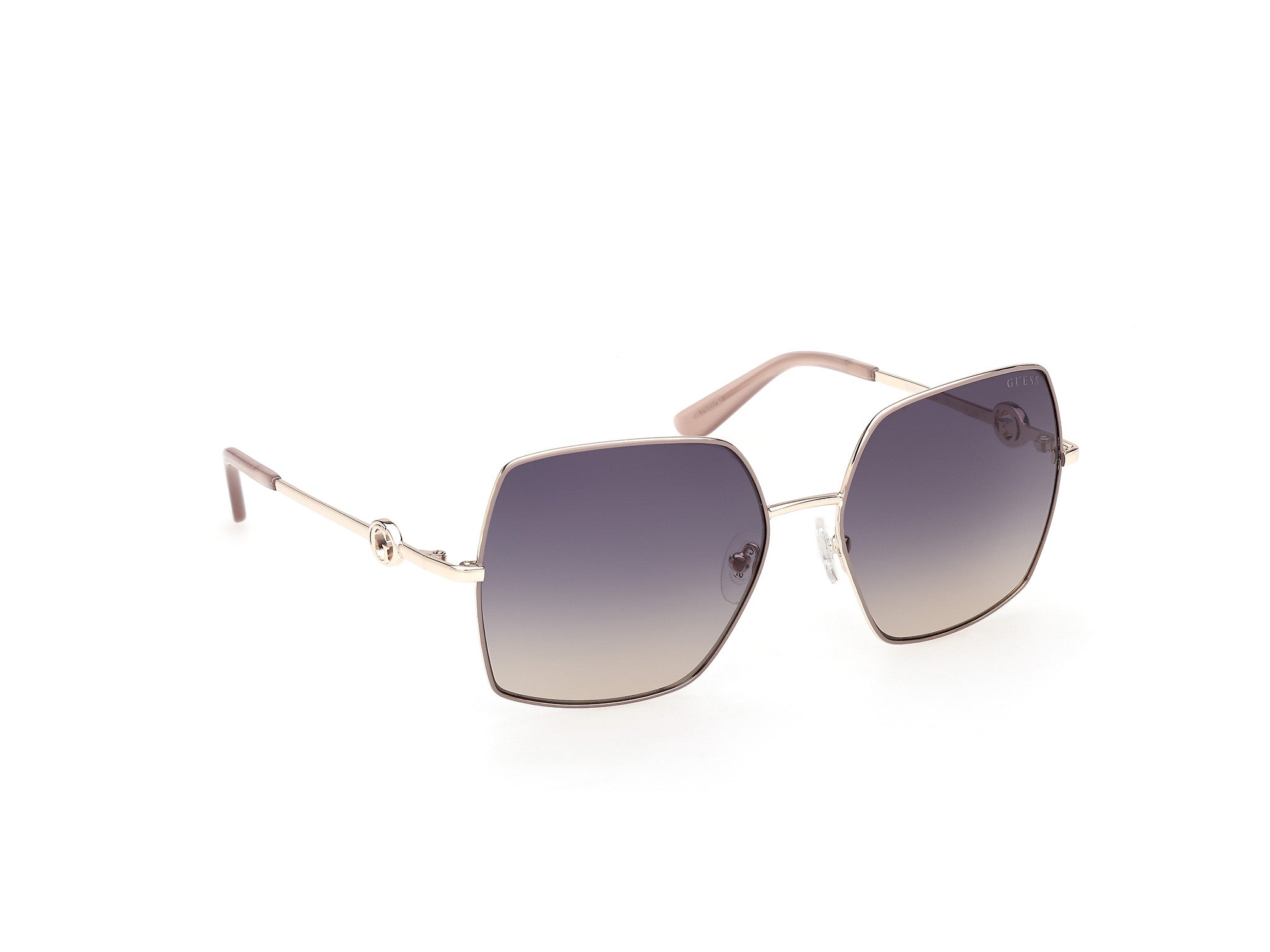 GUESS Women's Metal Square Sunglasses