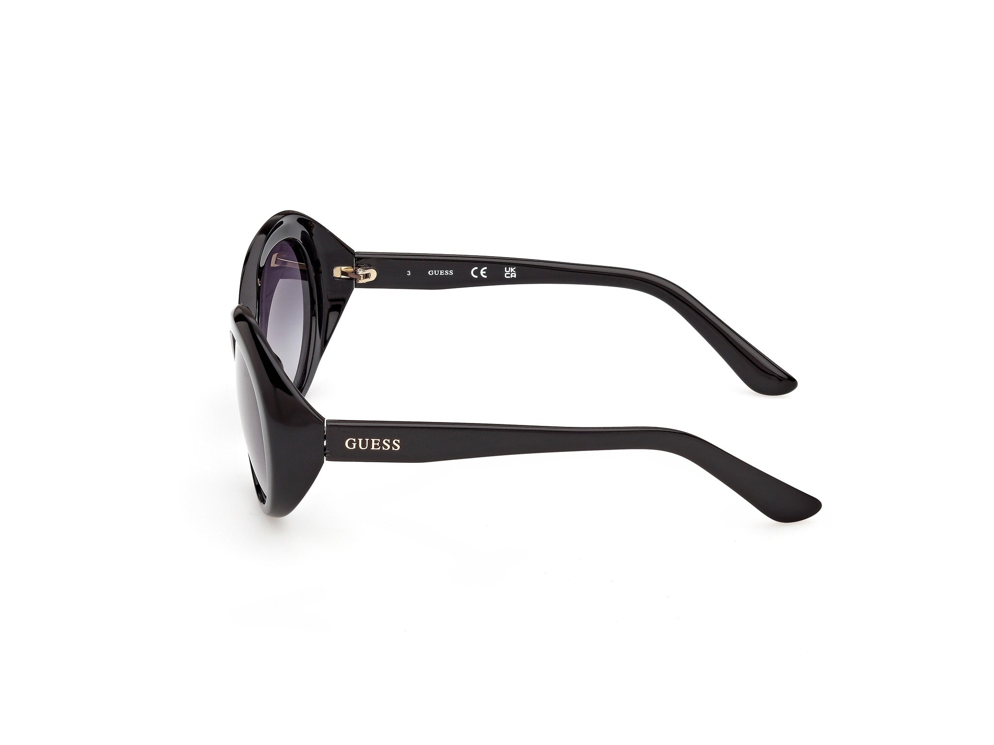 GUESS Women's Metal Square Oval Sunglasses