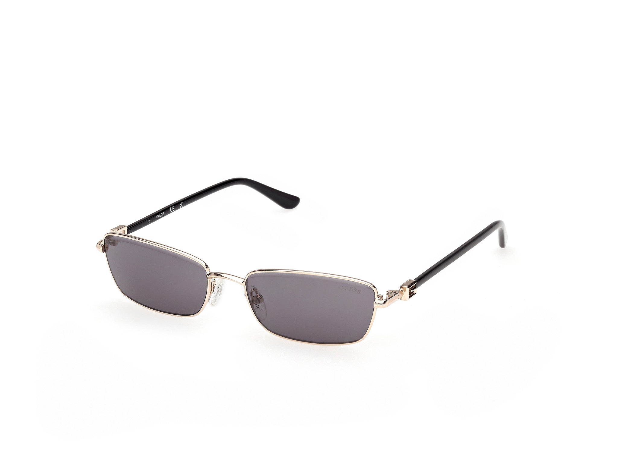 GUESS Women's Metal Rectangular Sunglasses