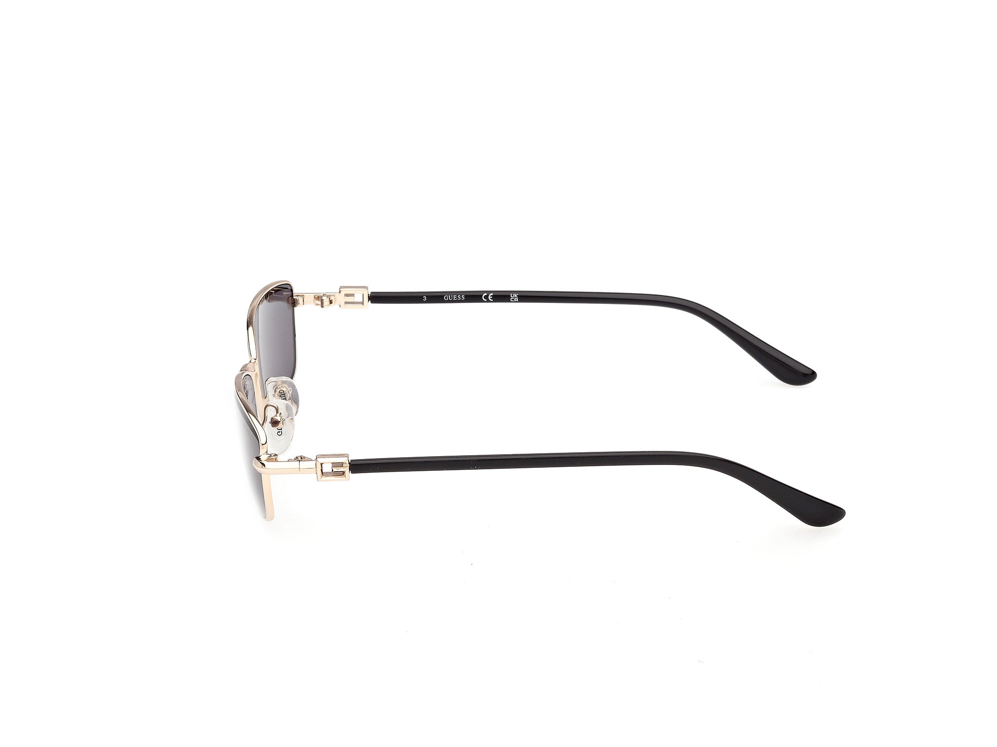 GUESS Women's Metal Rectangular Sunglasses