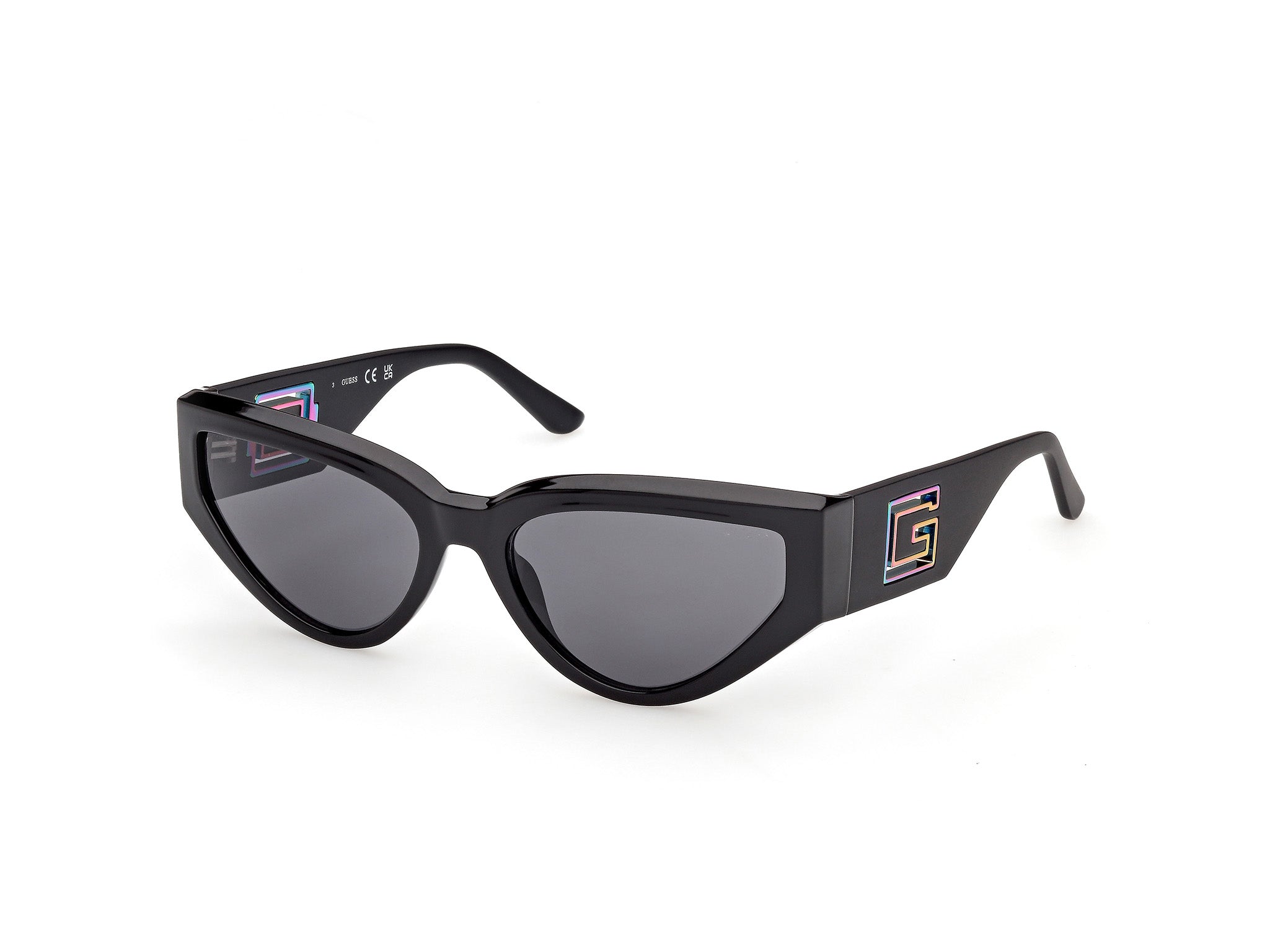 GUESS Women's Injected Cat Sunglasses