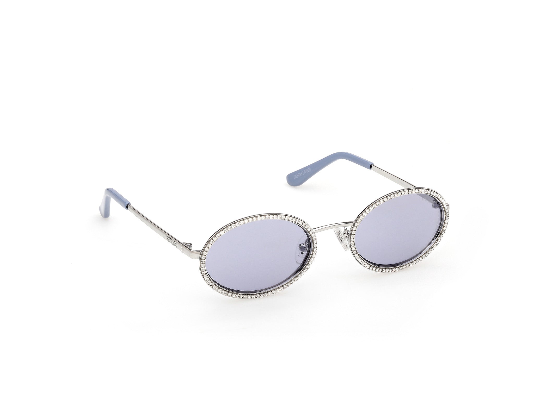 GUESS Women's Metal Oval Sunglasses