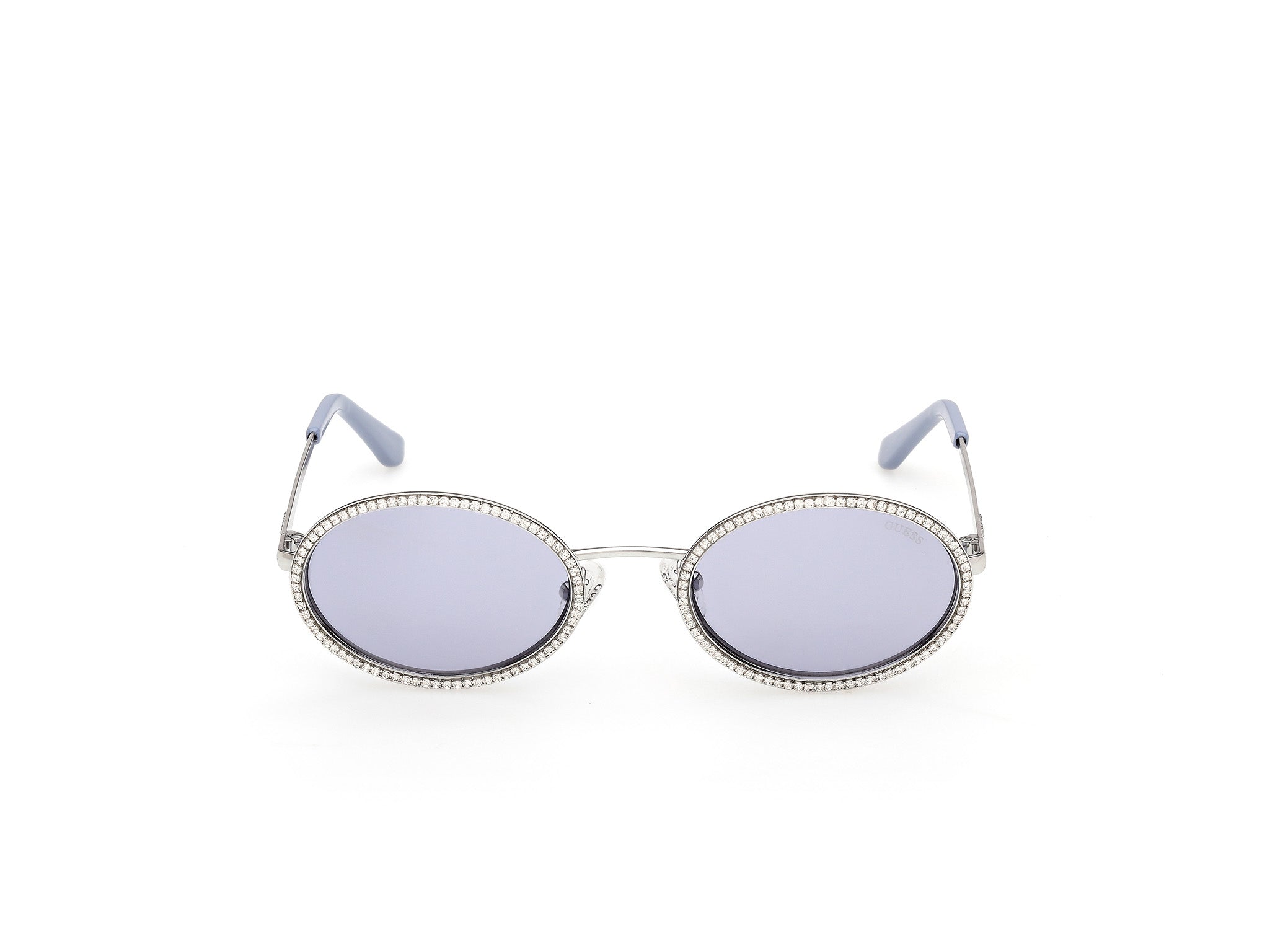 GUESS Women's Metal Oval Sunglasses