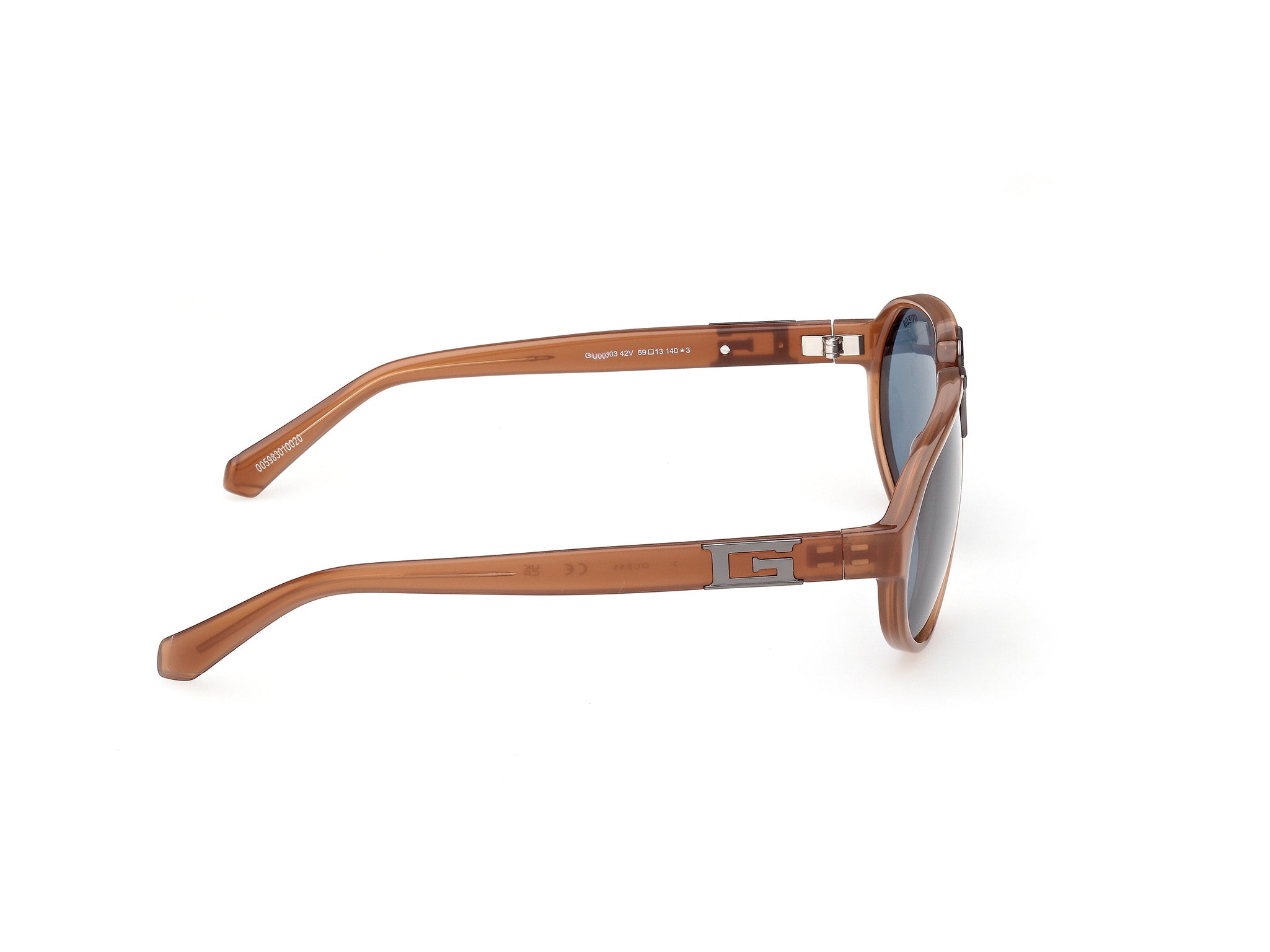 GUESS Men's Injected Pilot Sunglasses