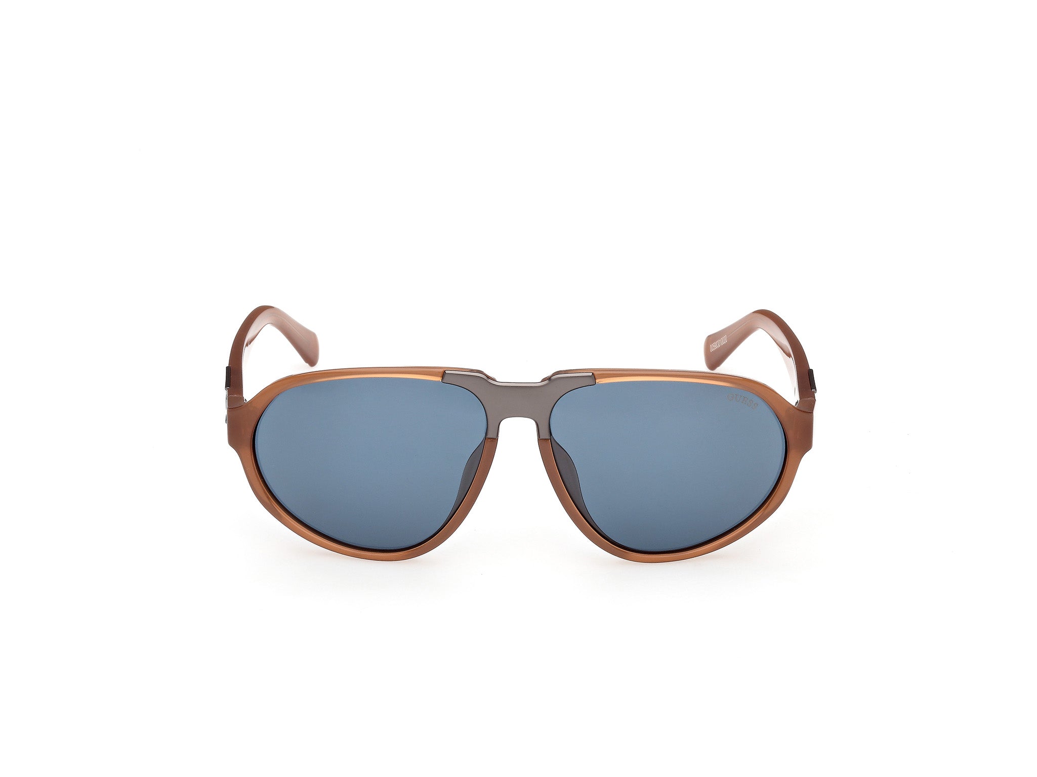 GUESS Men's Injected Pilot Sunglasses
