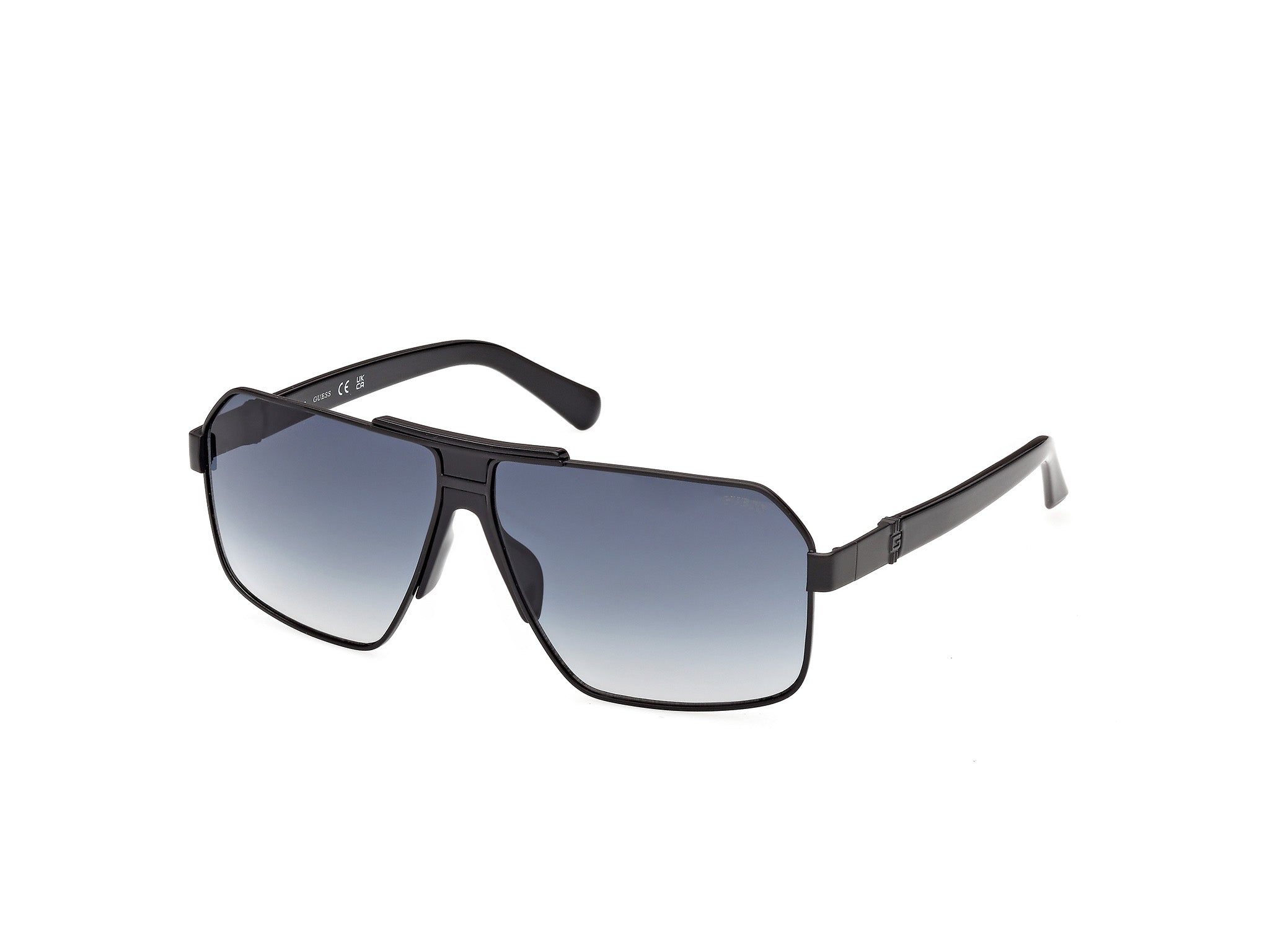 GUESS Men's Metal Navigator Sunglasses