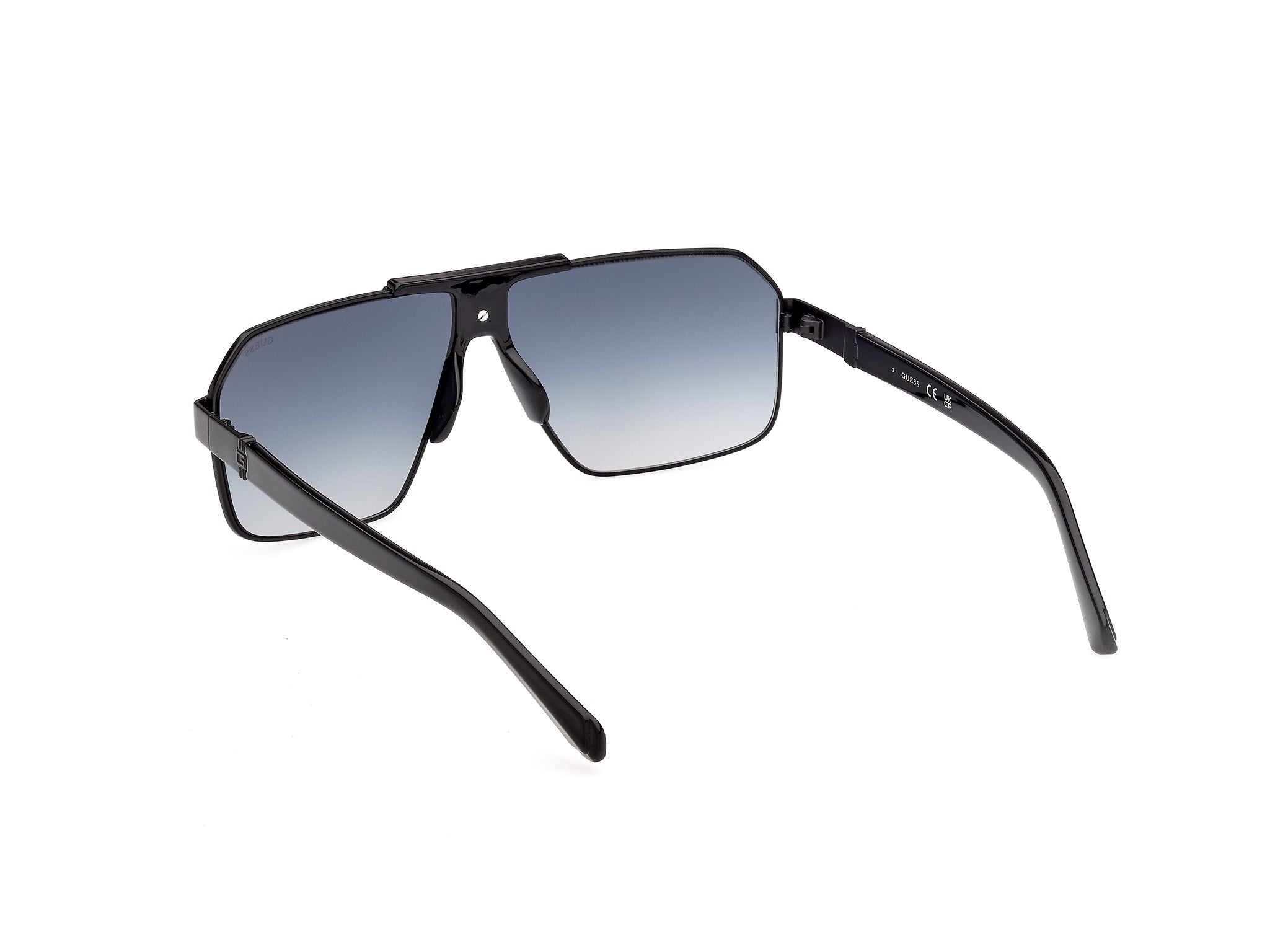 GUESS Men's Metal Navigator Sunglasses