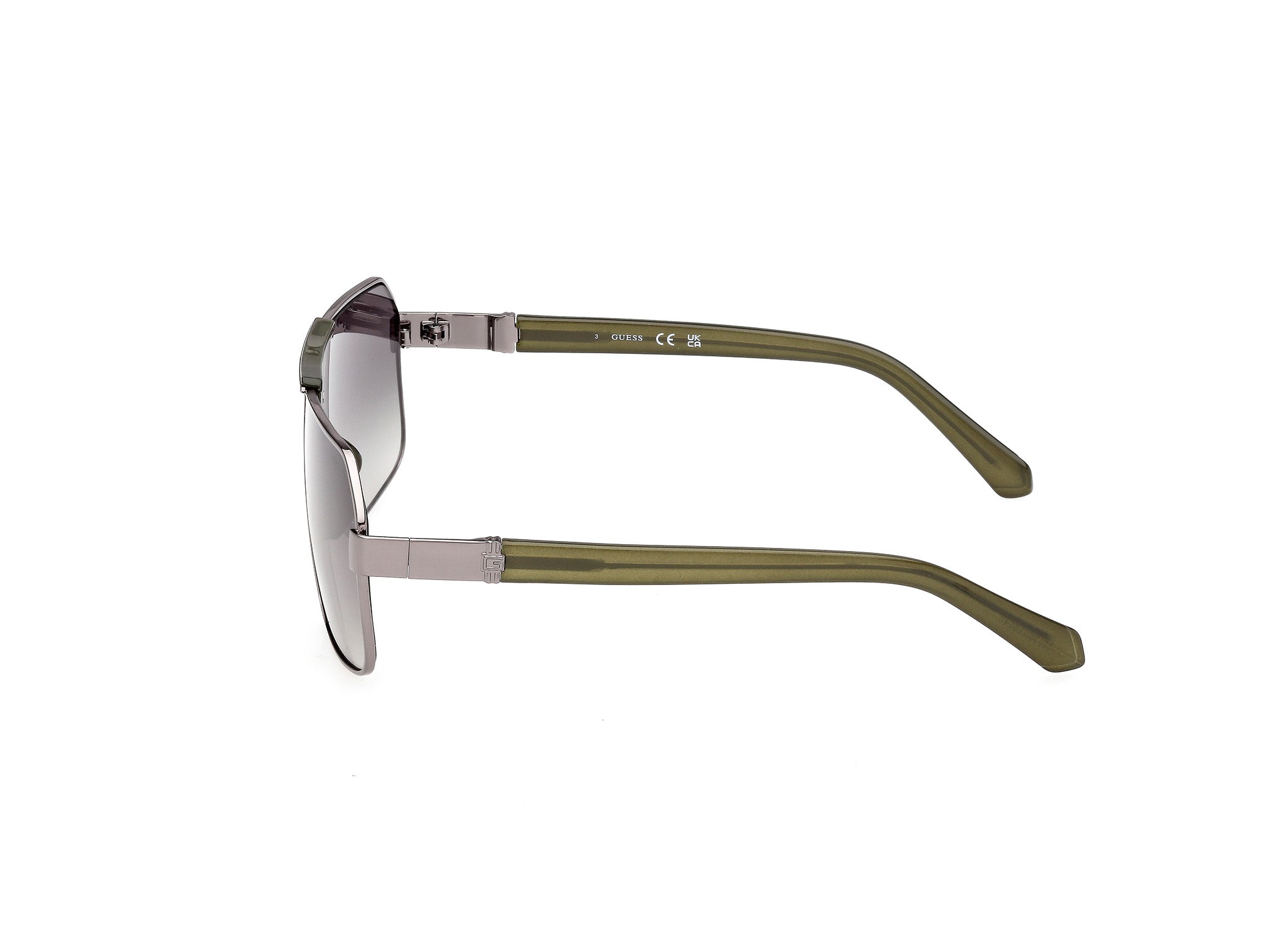 GUESS Men's Metal Navigator Sunglasses
