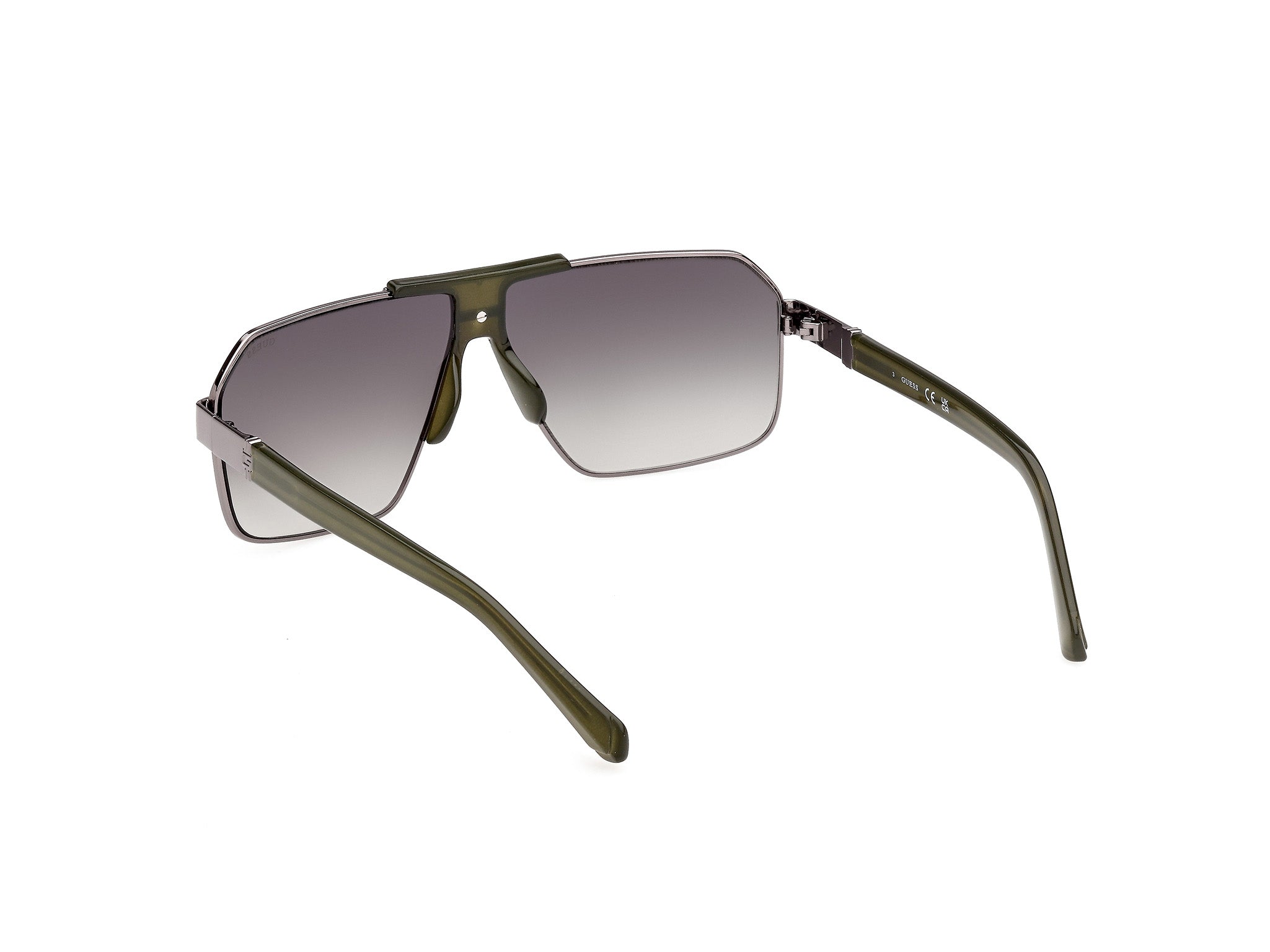 GUESS Men's Metal Navigator Sunglasses