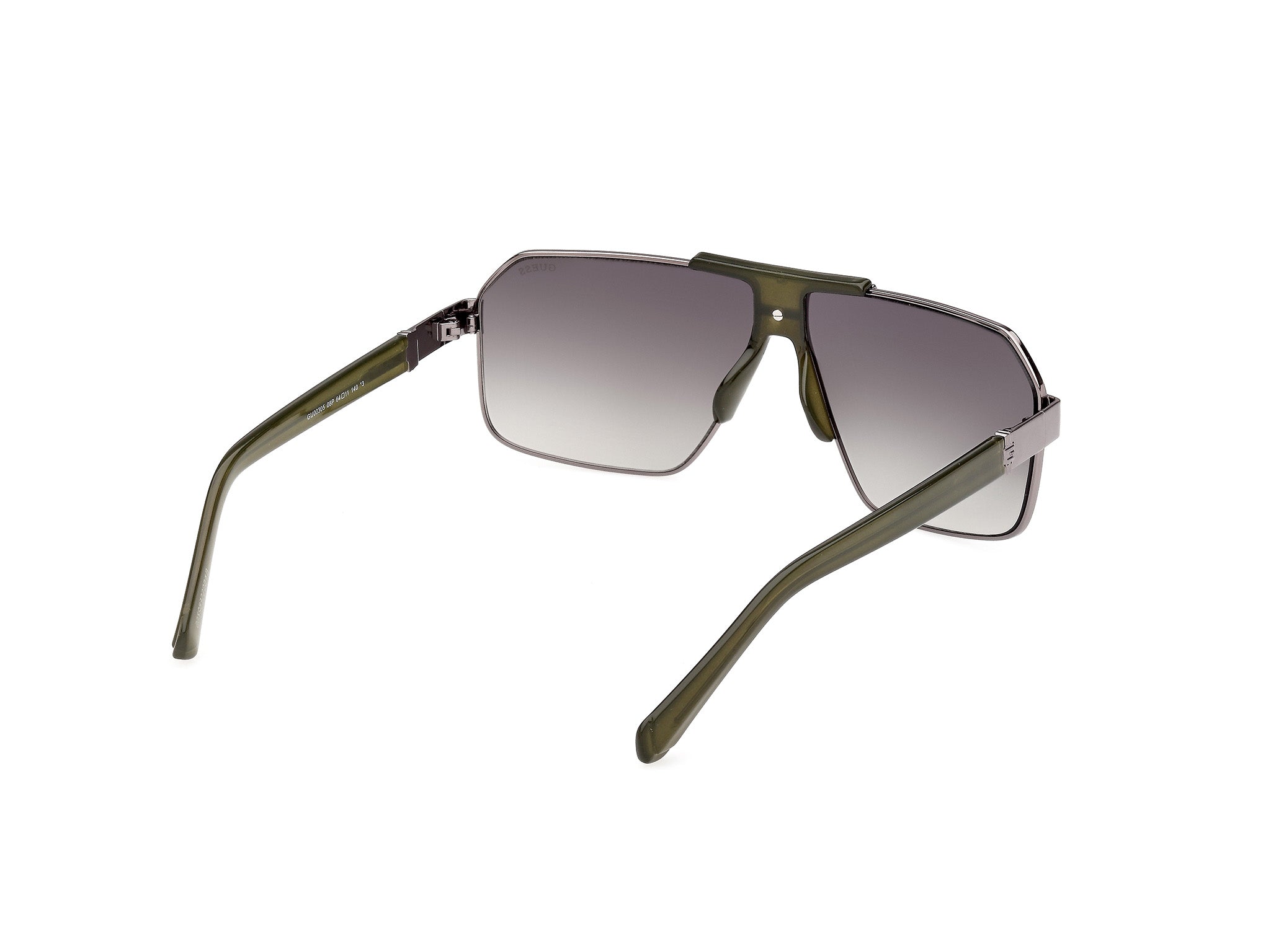 GUESS Men's Metal Navigator Sunglasses