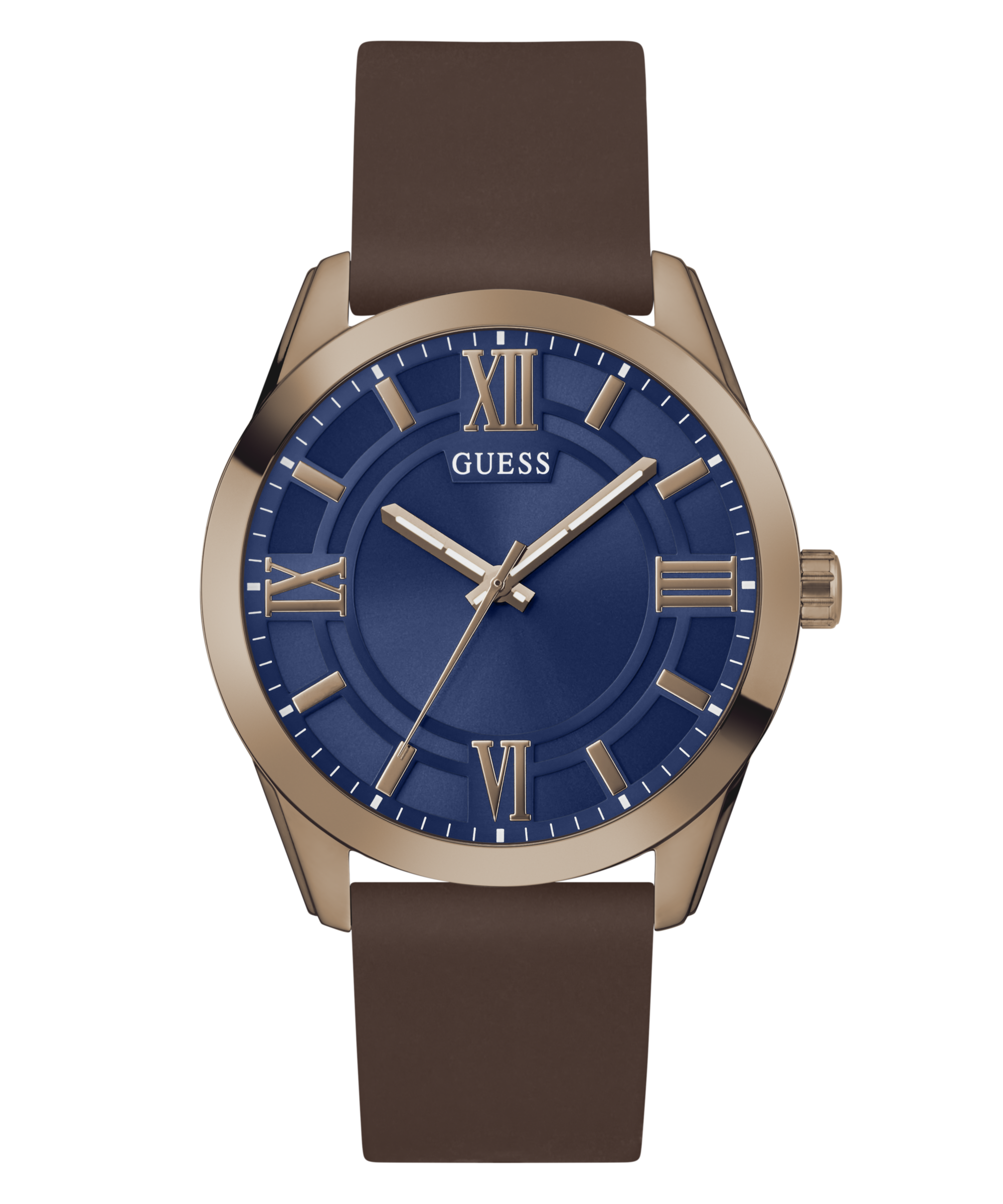 GUESS Mens Brown Coffee Analog Watch