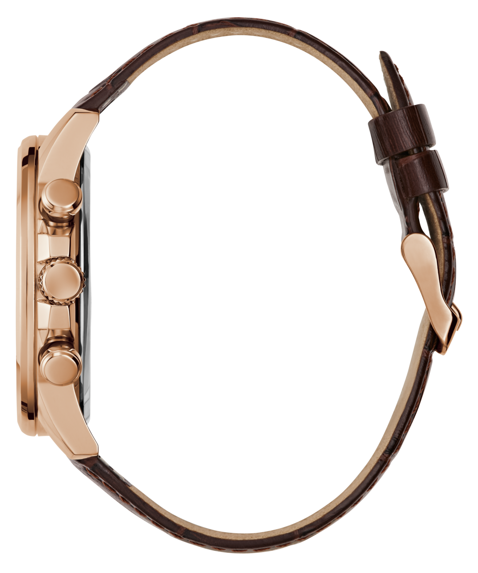 GUESS Mens Brown Multi-function Watch