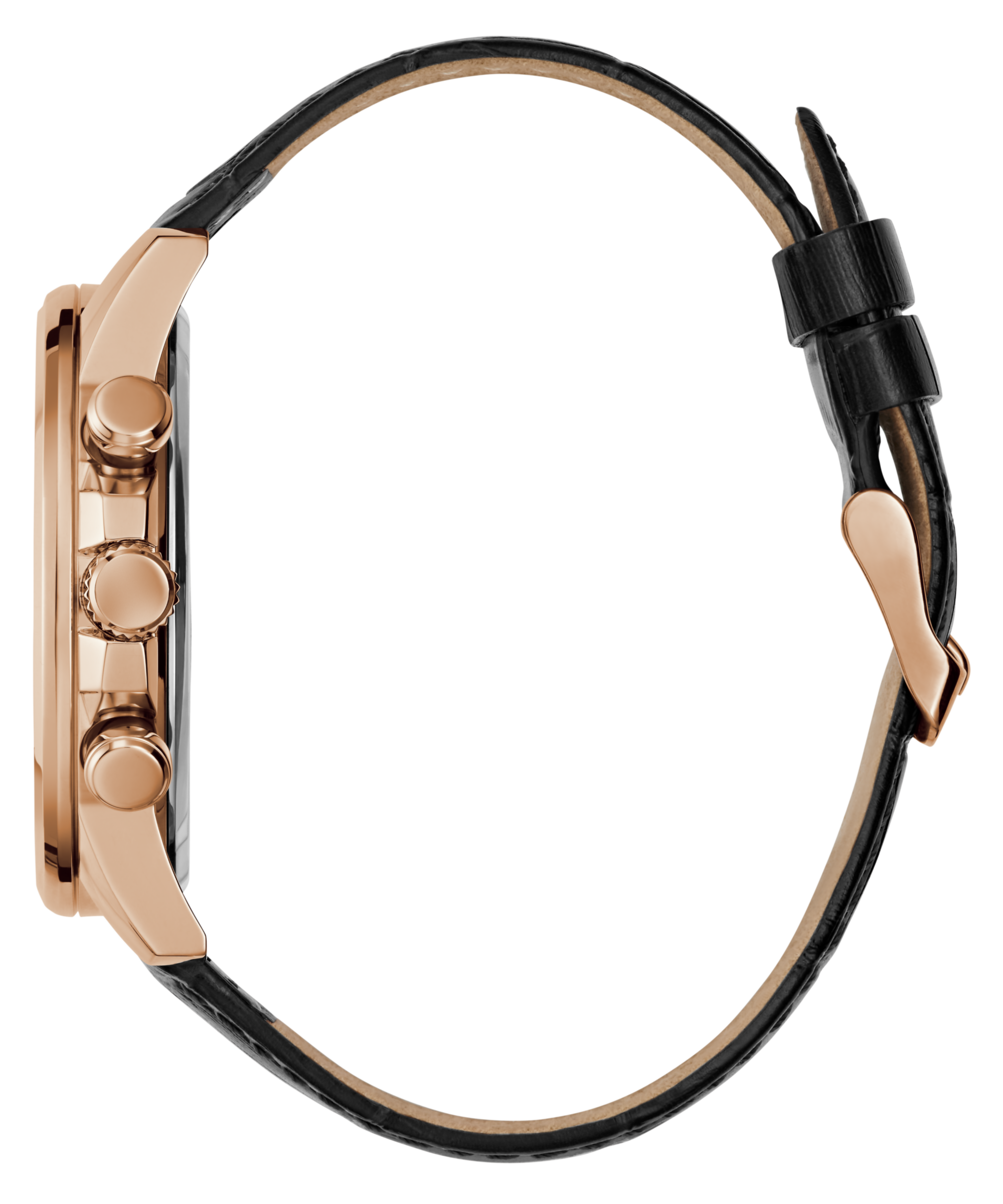 GUESS Mens Black Multi-Function Watch