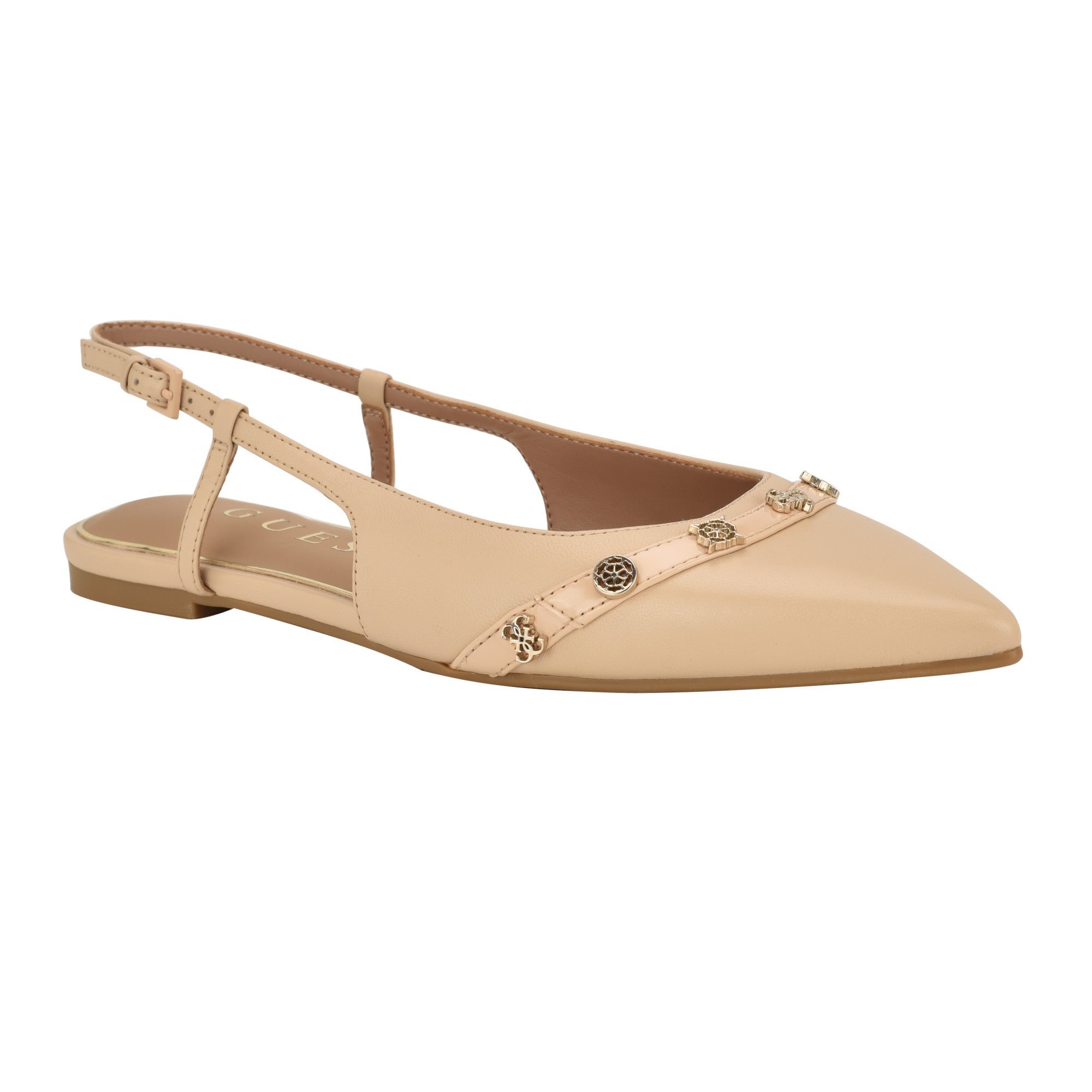 GUESS Dorlee Pointed-Toe Slingback Flats
