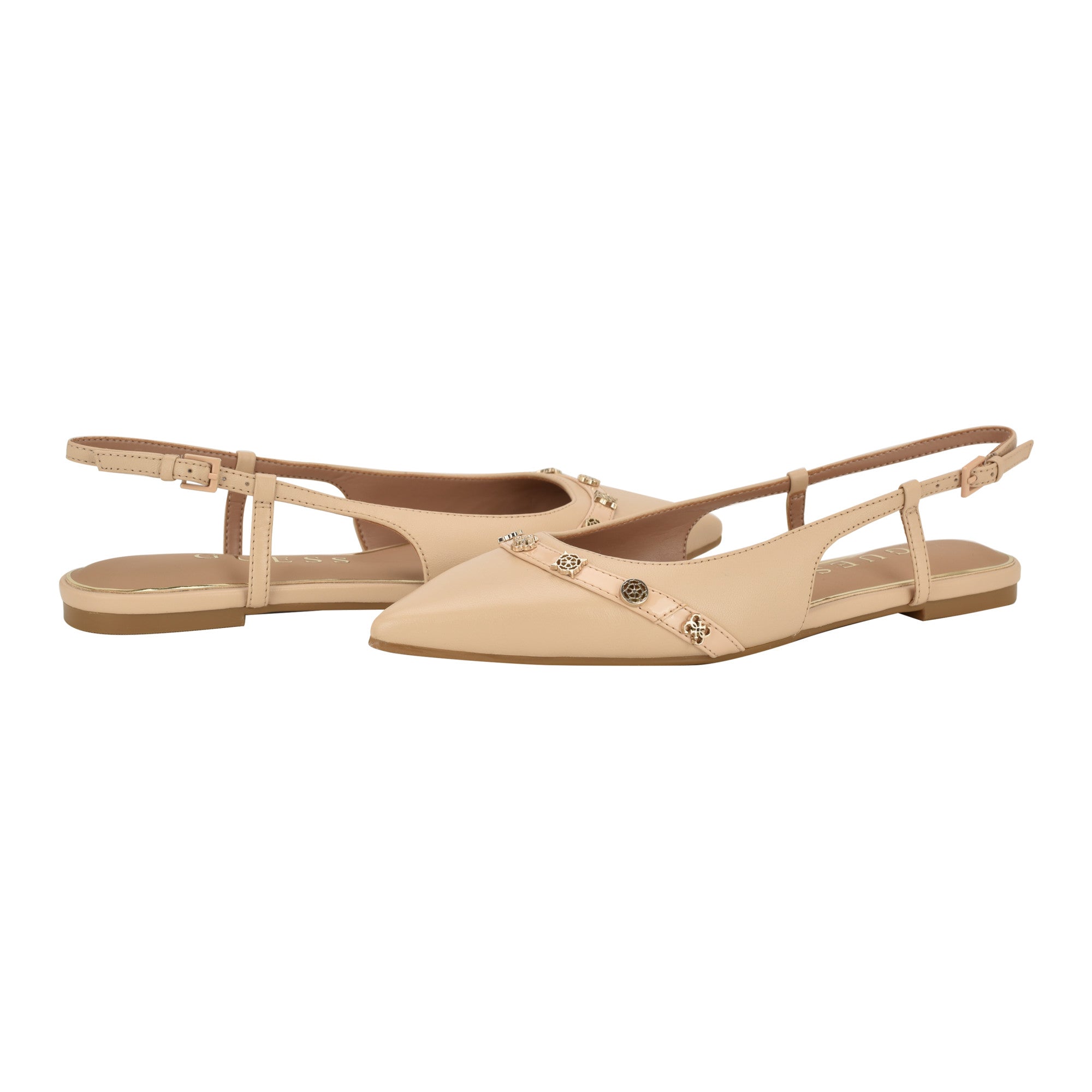 GUESS Dorlee Pointed-Toe Slingback Flats