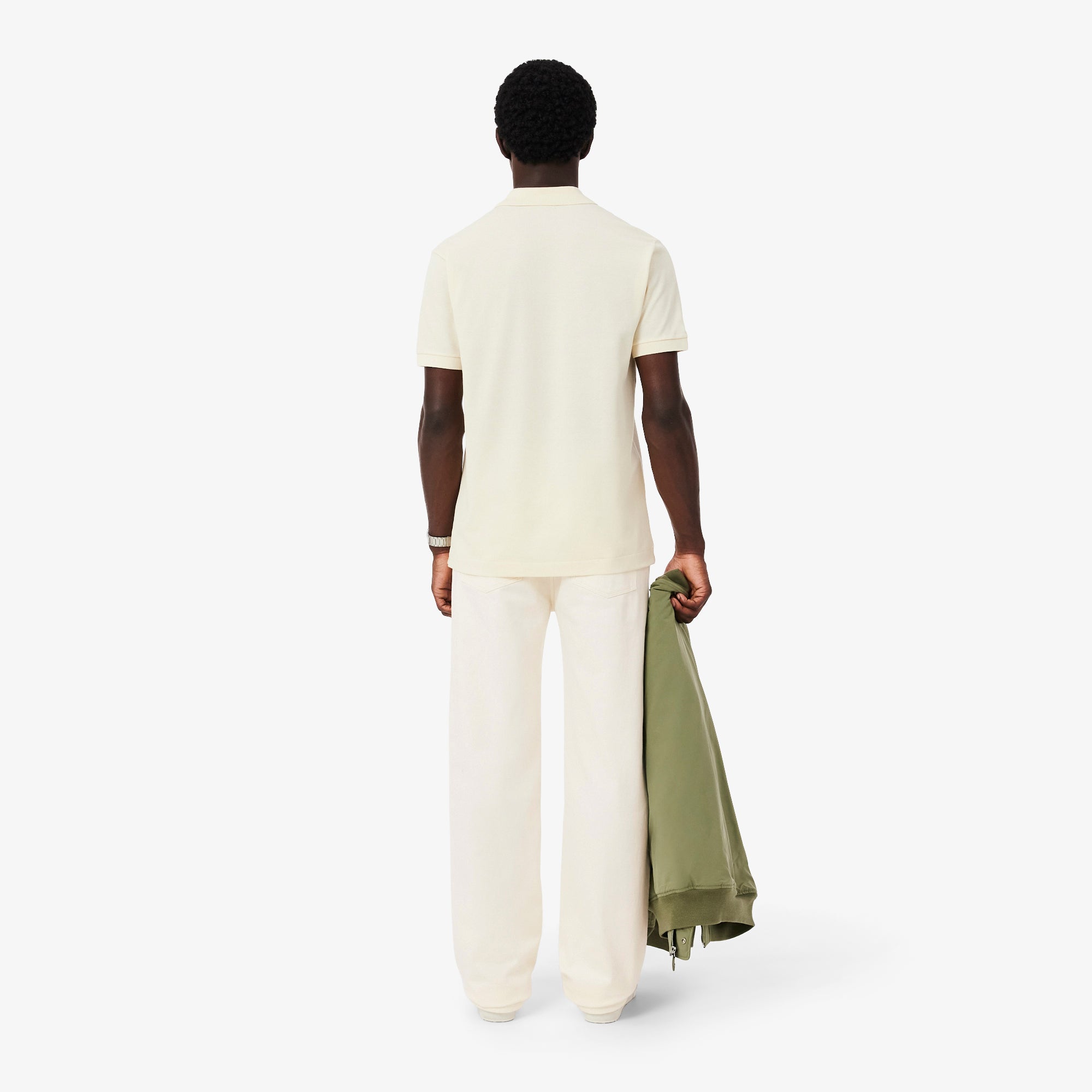 LACOSTE Men's 5-Pocket Straight Cut Indigo Jeans