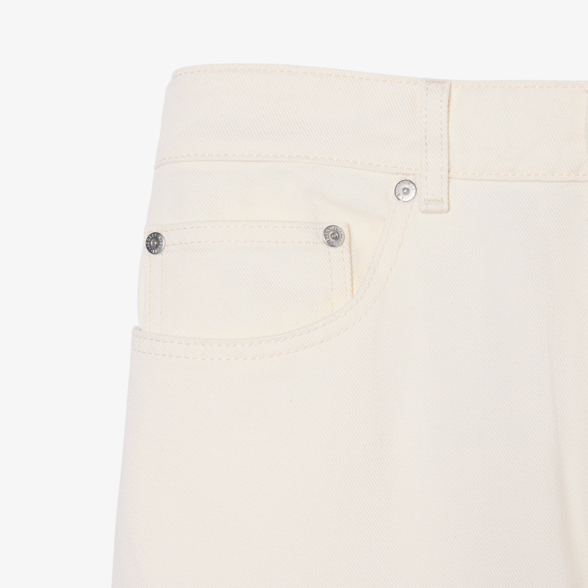 LACOSTE Men's 5-Pocket Straight Cut Indigo Jeans