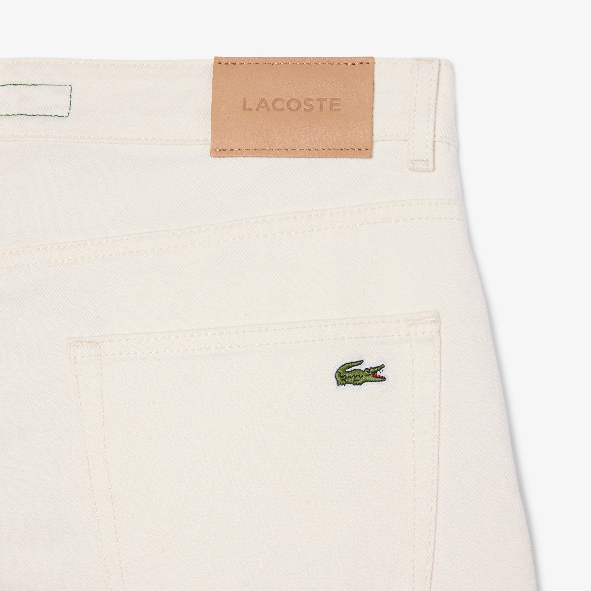 LACOSTE Men's 5-Pocket Straight Cut Indigo Jeans