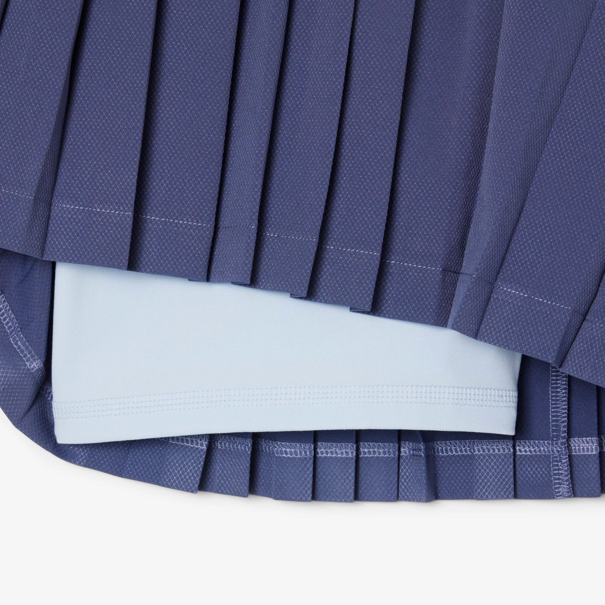 Lacoste Women's Pleated Navy Blue Skirt