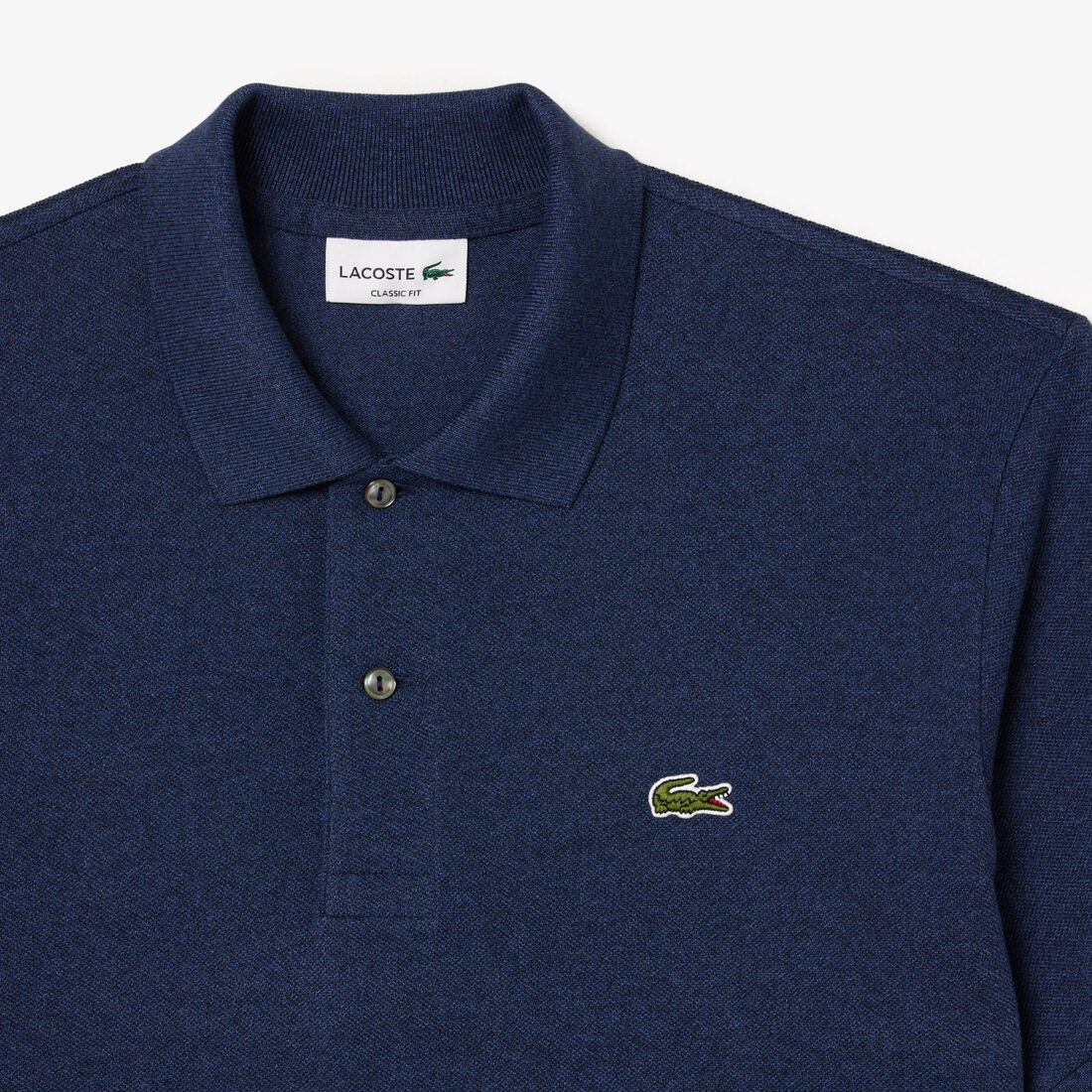 LACOSTE Slim Fit Polo Piké Dark Indigo Blue Men