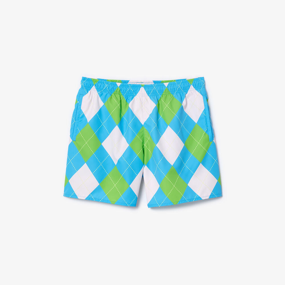 Lacoste Men Printed Swim Trunks