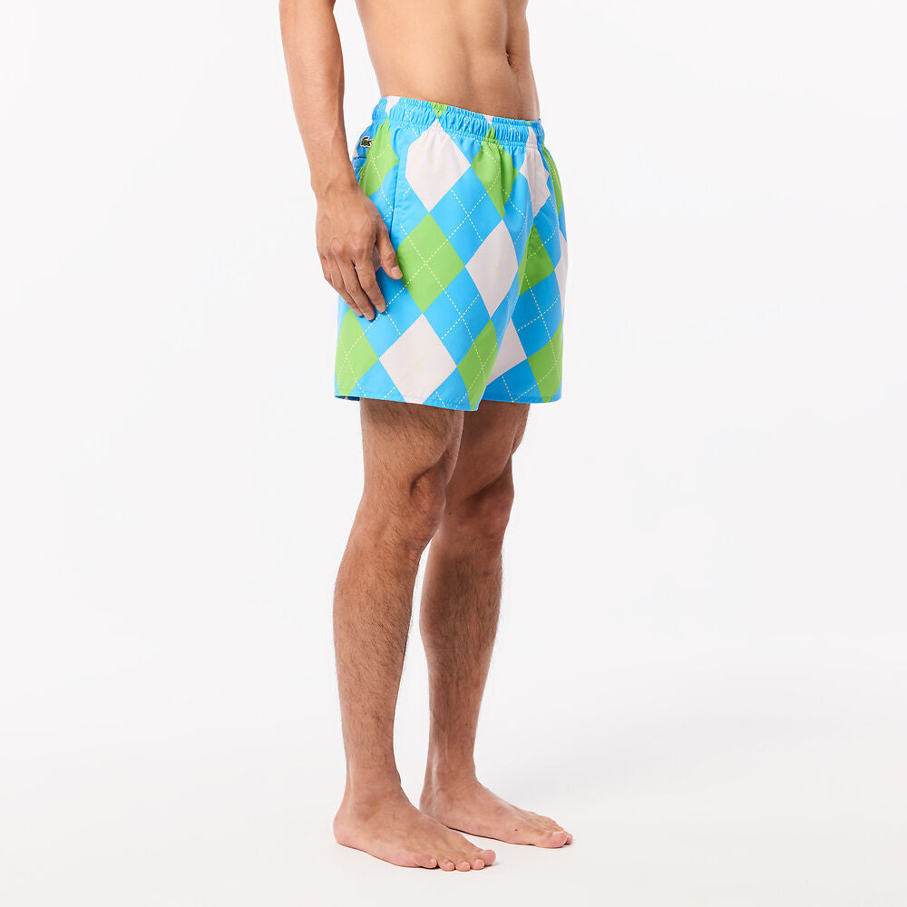 Lacoste Men Printed Swim Trunks
