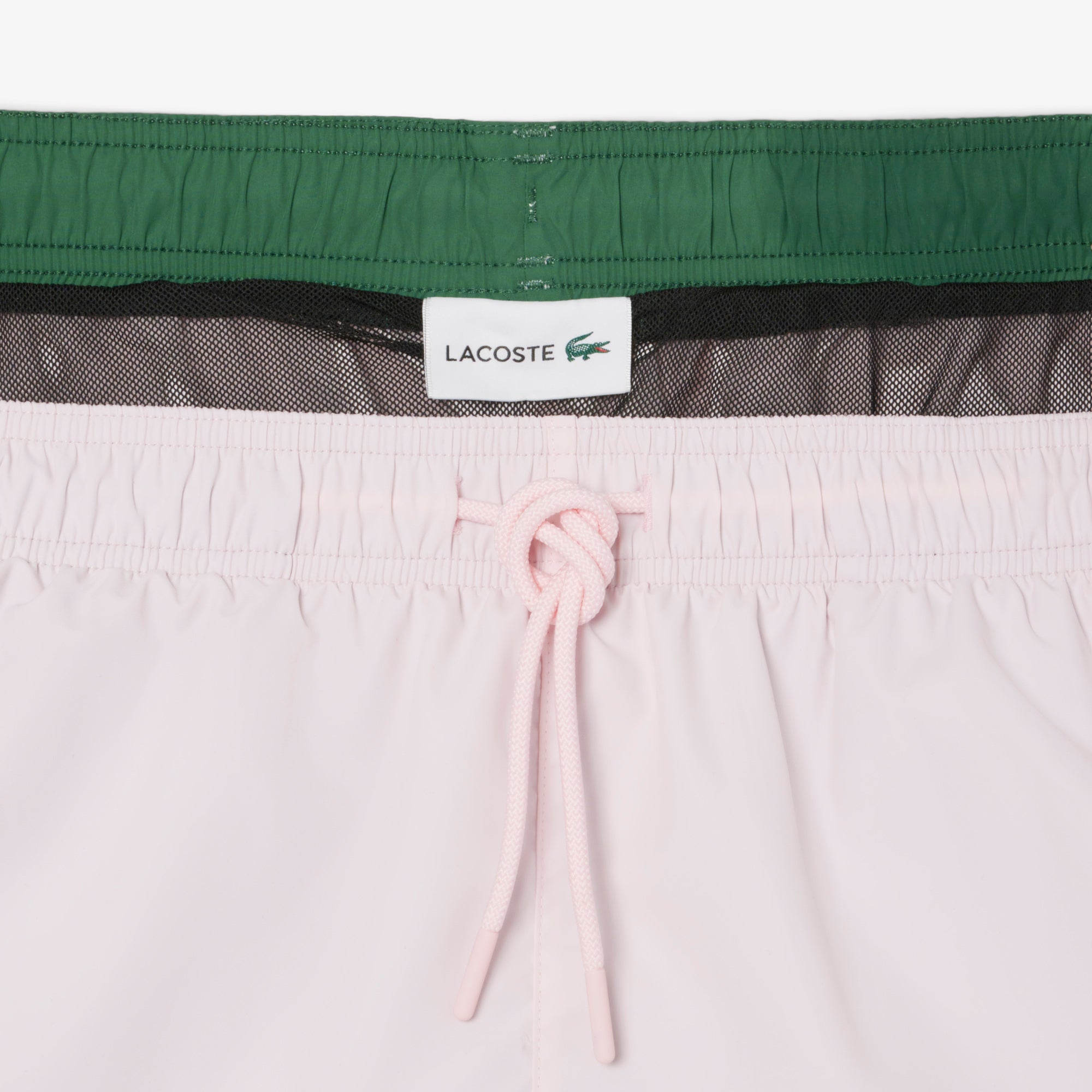 LACOSTE Men's Mid Length Swim Trunks