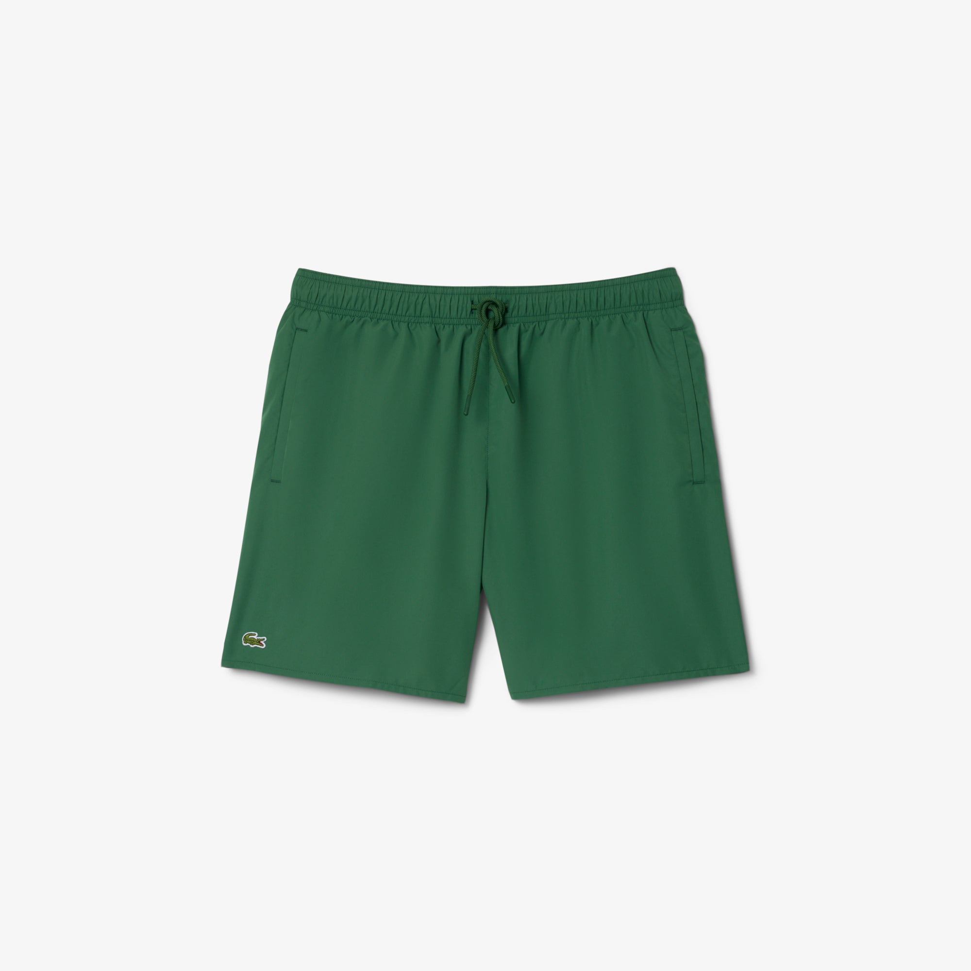 LACOSTE Mid Length Monochrome Swim Trunks