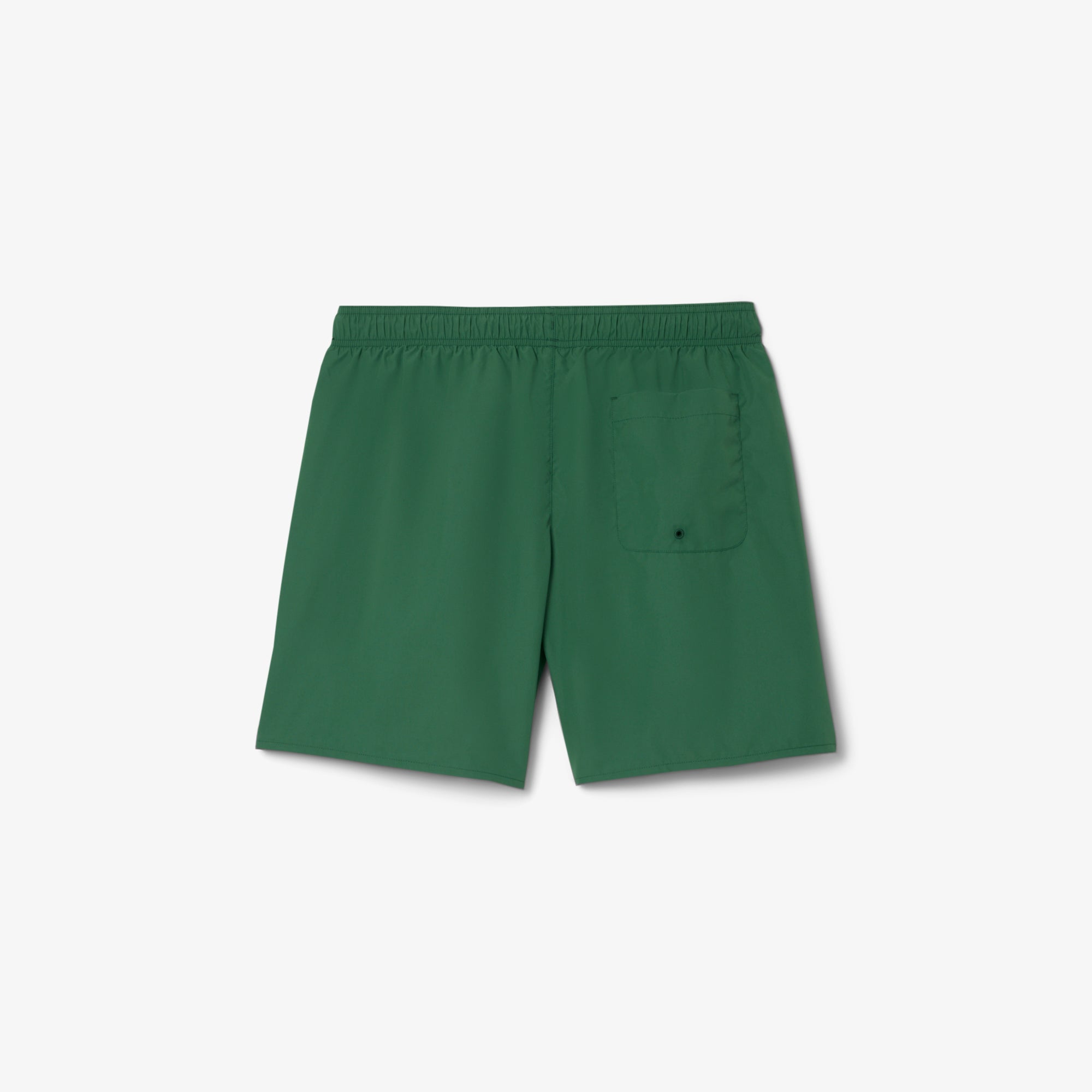 LACOSTE Mid Length Monochrome Swim Trunks