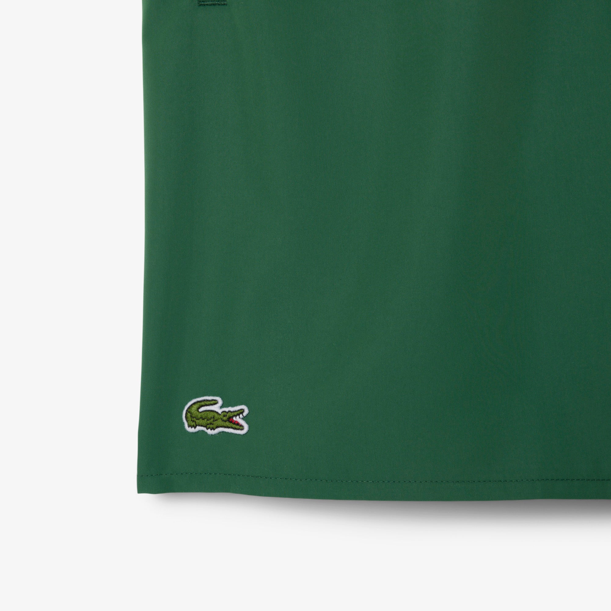 LACOSTE Mid Length Monochrome Swim Trunks