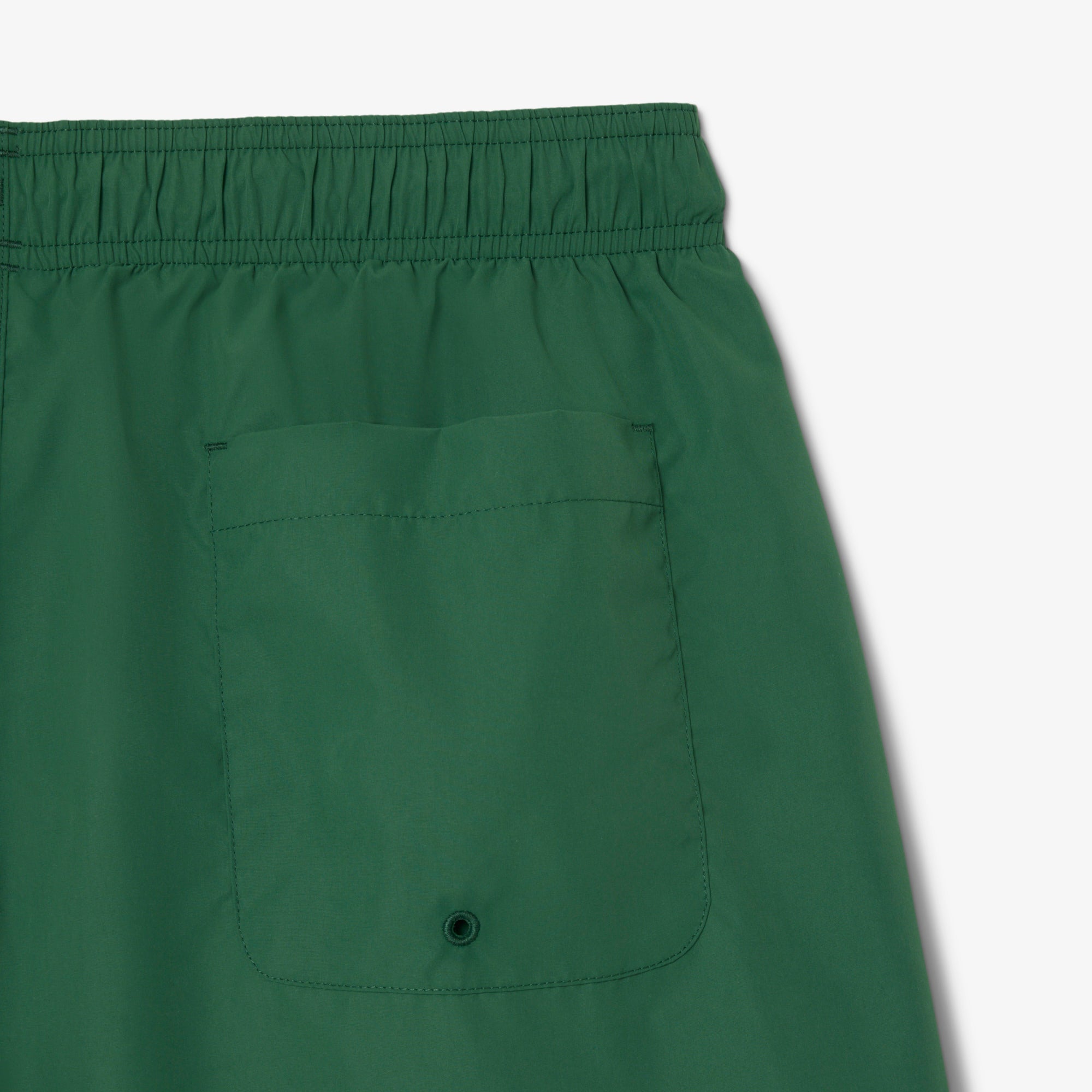LACOSTE Mid Length Monochrome Swim Trunks