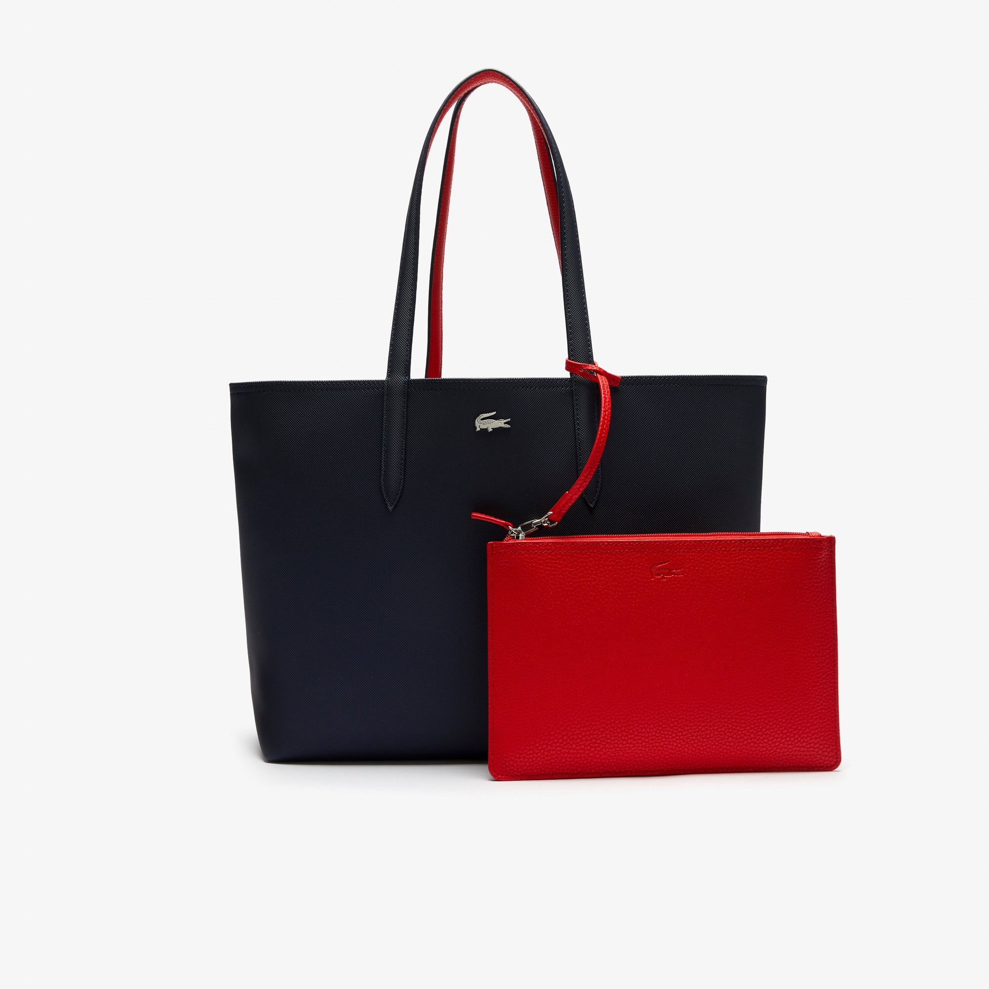 LACOSTE Anna Reversible Tote & Pouch