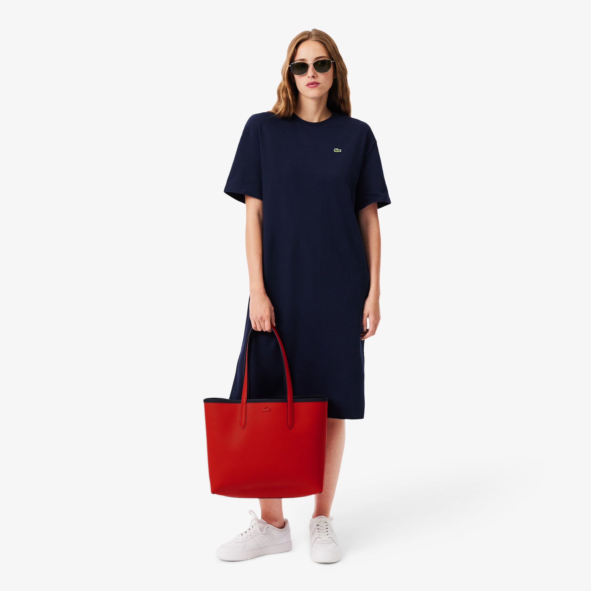 LACOSTE Anna Reversible Tote & Pouch