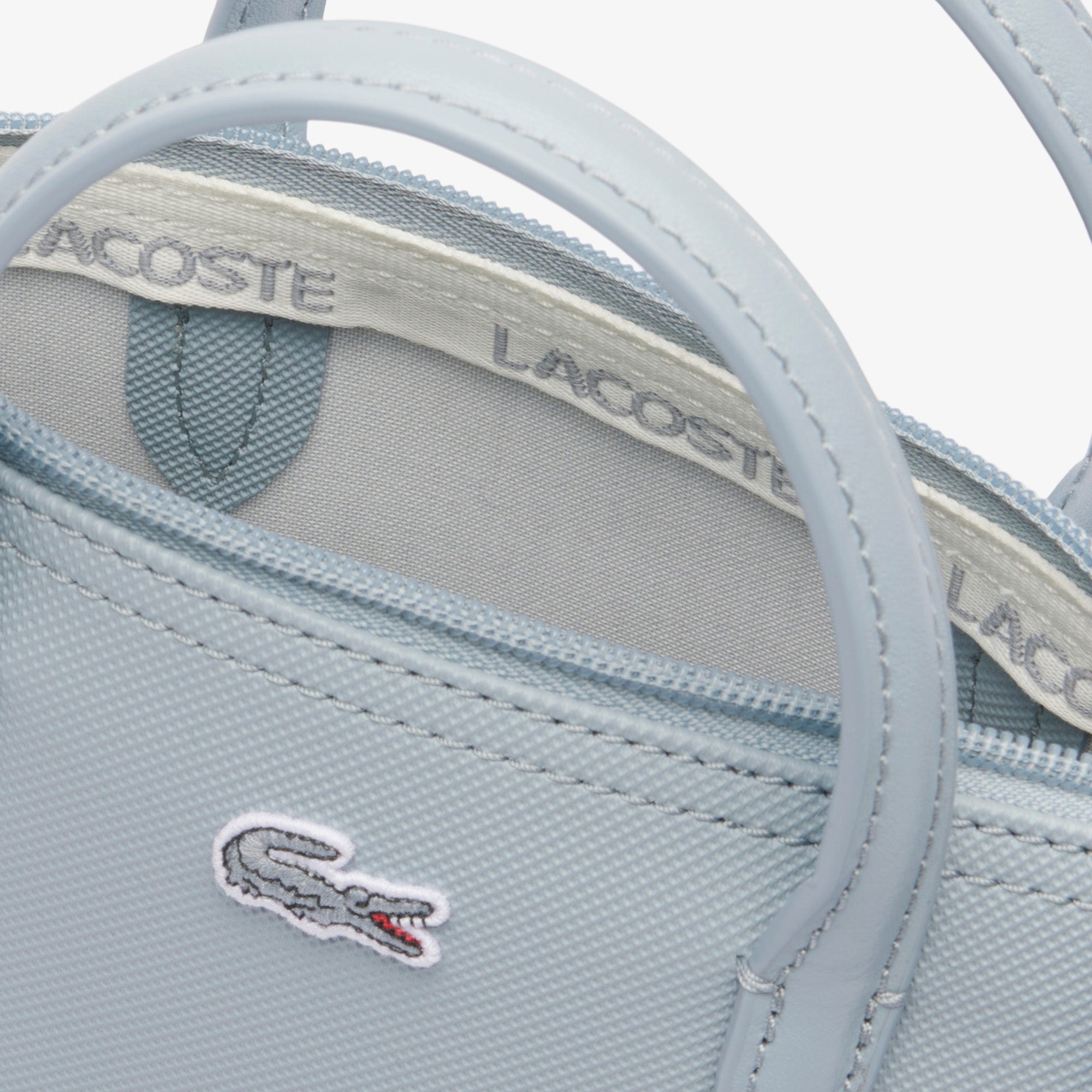Lacoste Women's L.12.12 Concept Petit Pique Coated Canvas Mini Zip Tote Bag