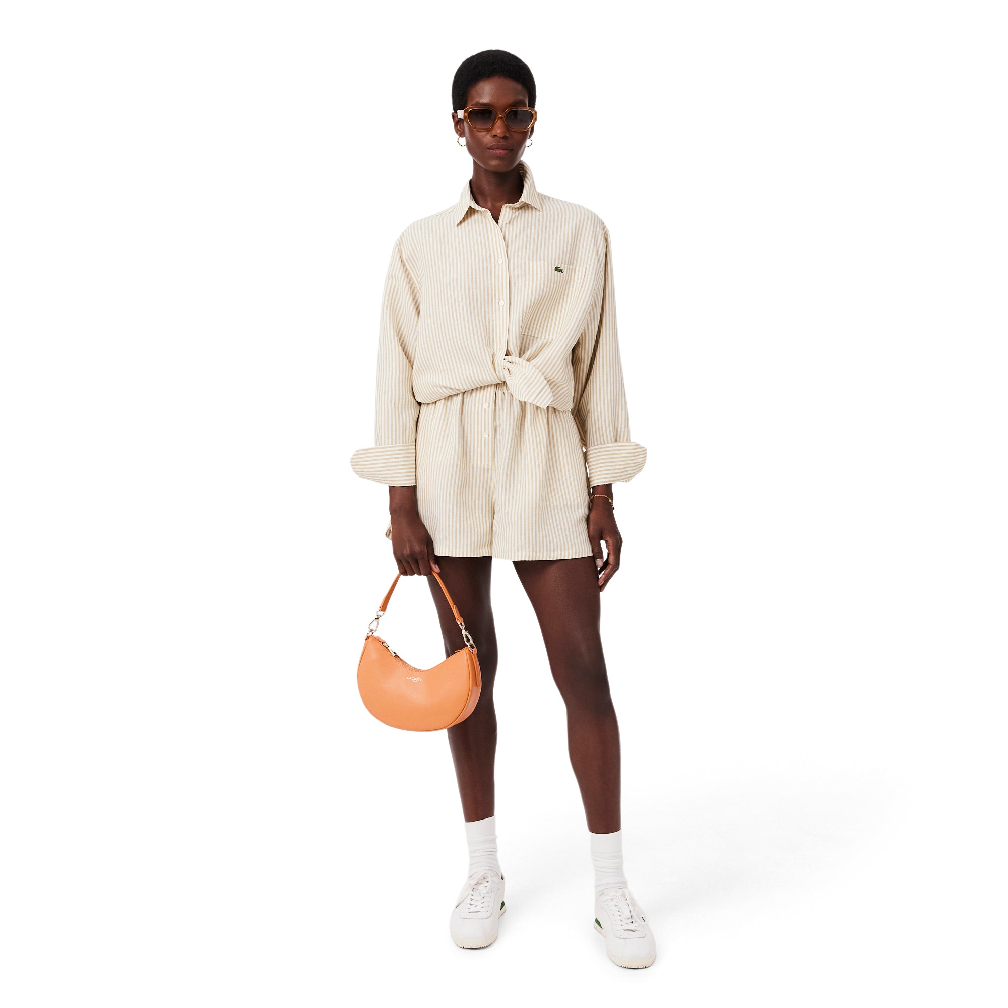 LACOSTE Women Small Champs-Élysées Half-Moon Bag