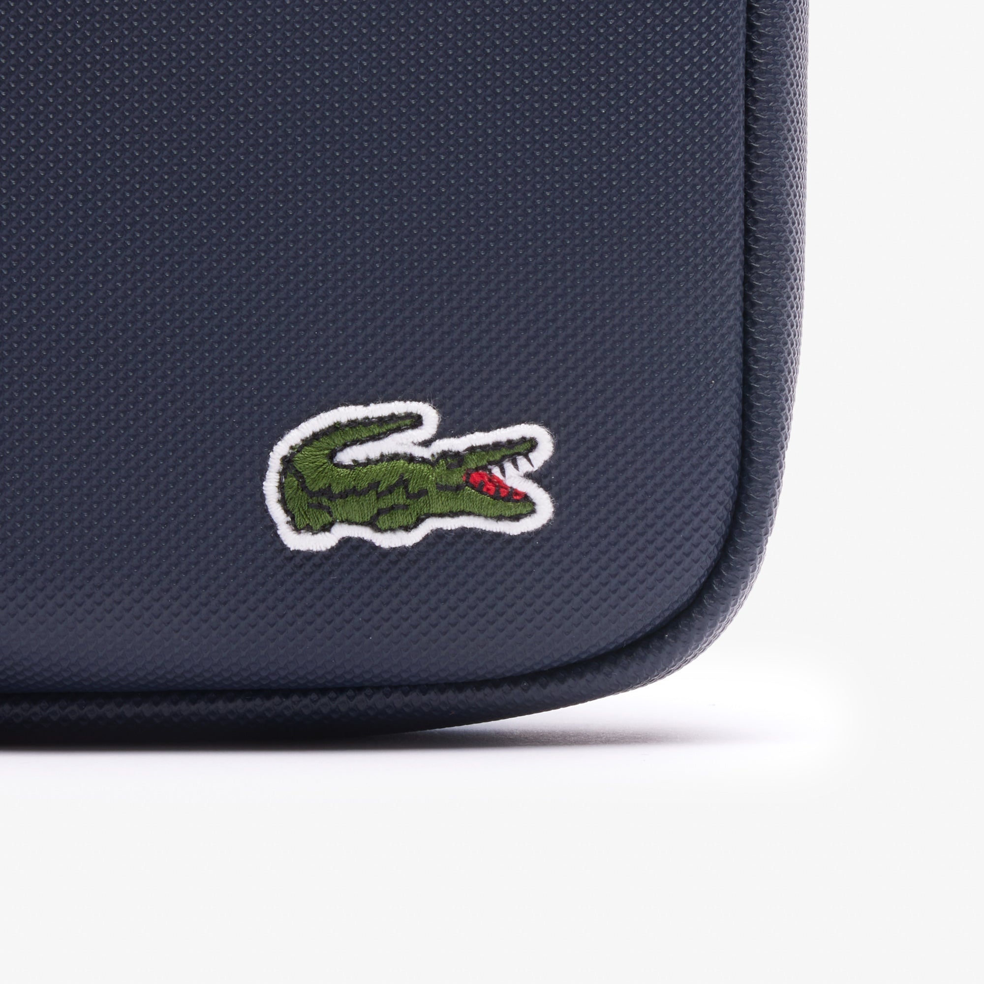Lacoste Men's Coated Canvas Small Flat Crossbody Bag