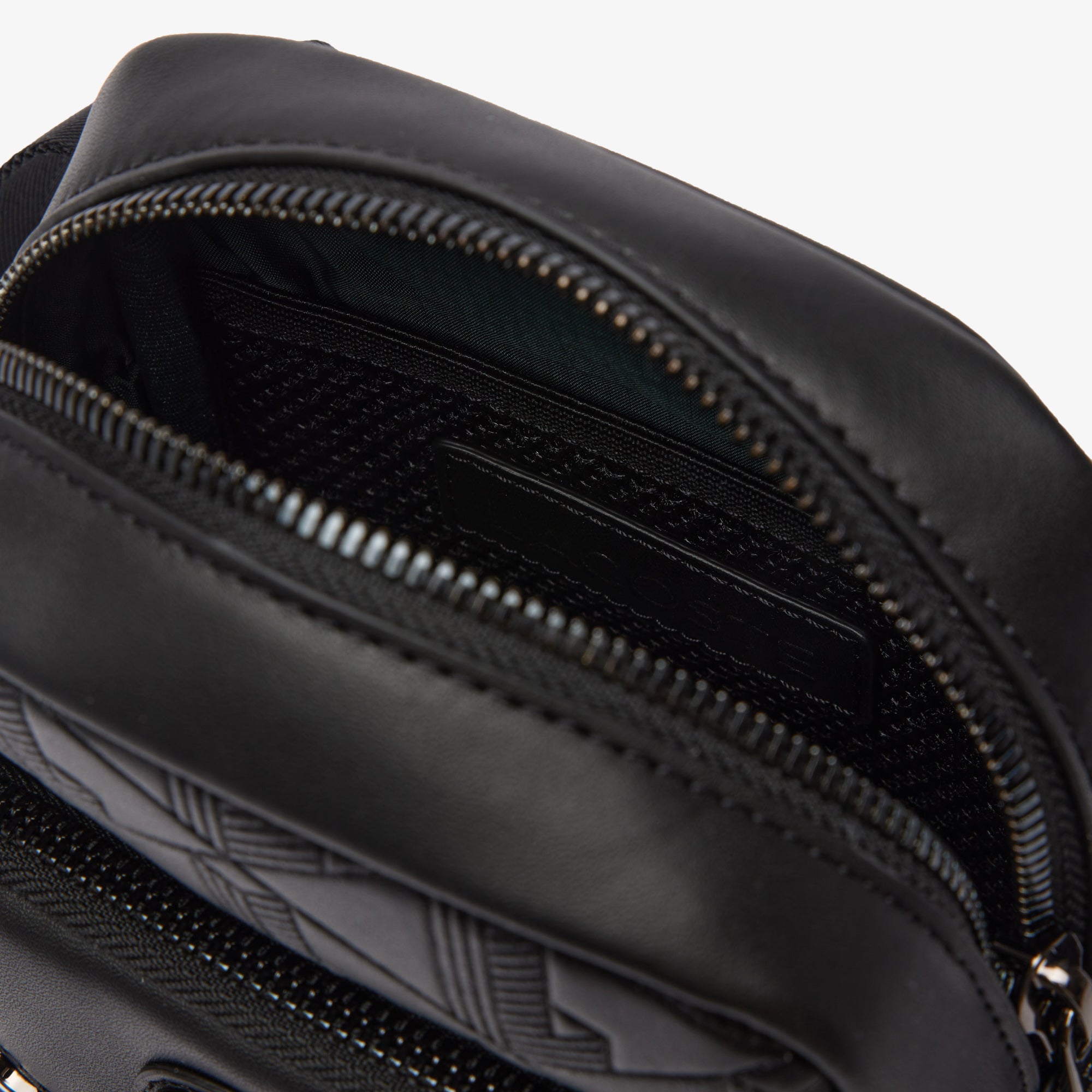 Lacoste Men's Embossed Monogram Small Crossbody