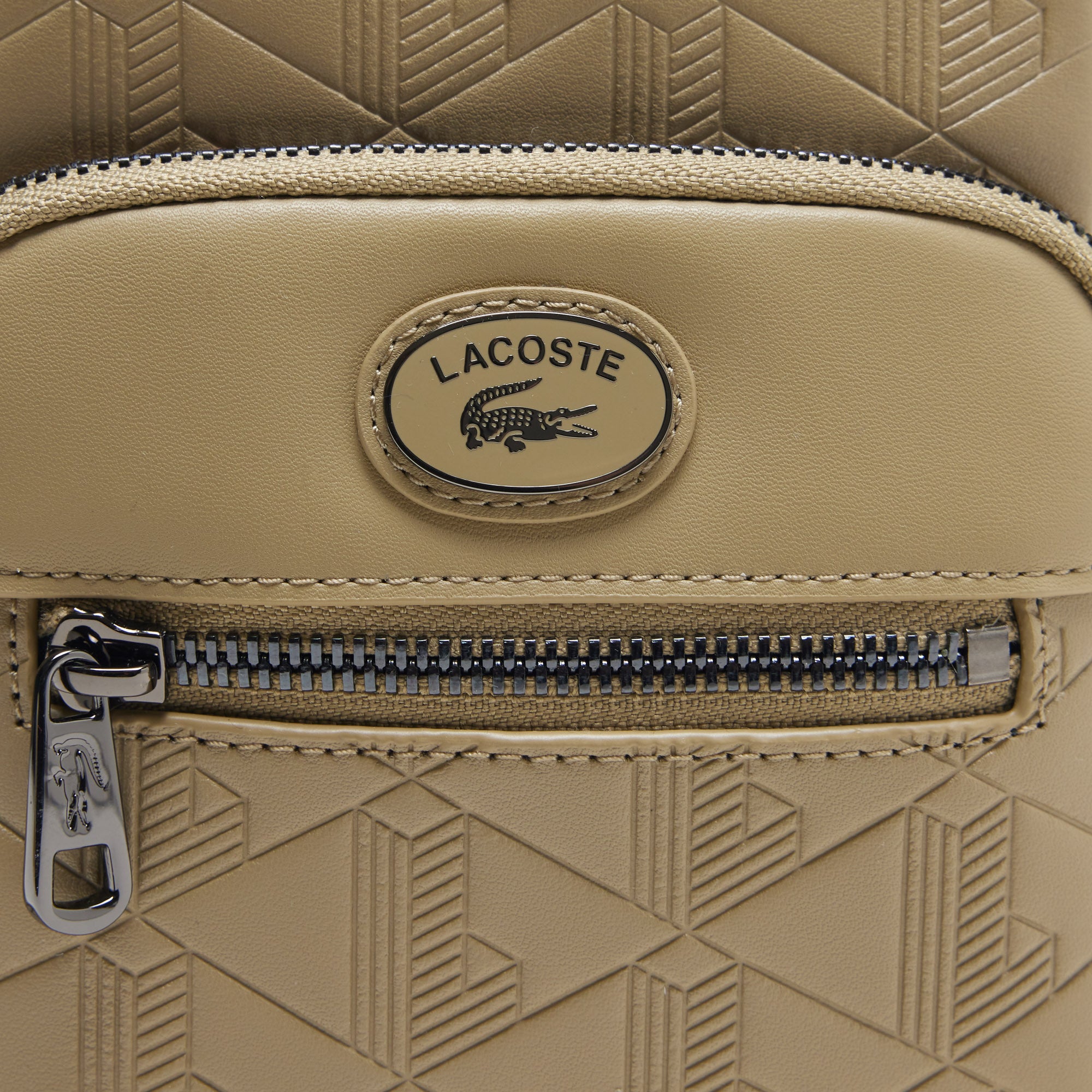 Lacoste Men's Embossed Monogram Small Crossbody - Lacoste Accessories THE MIX