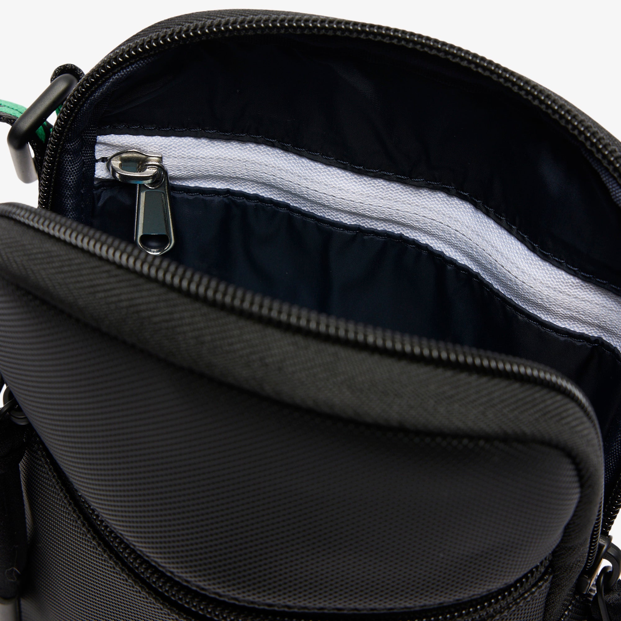 Lacoste Men's Small LCST Slimline Piqué Satchel Bag