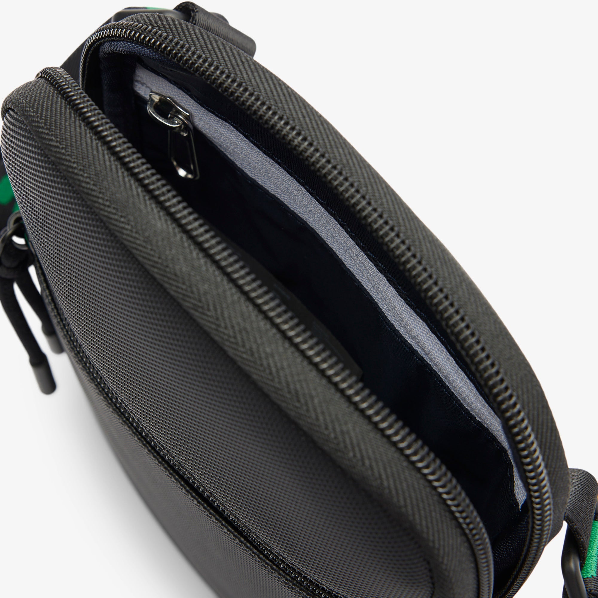 Lacoste Men's Small LCST Slimline Piqué Satchel Bag