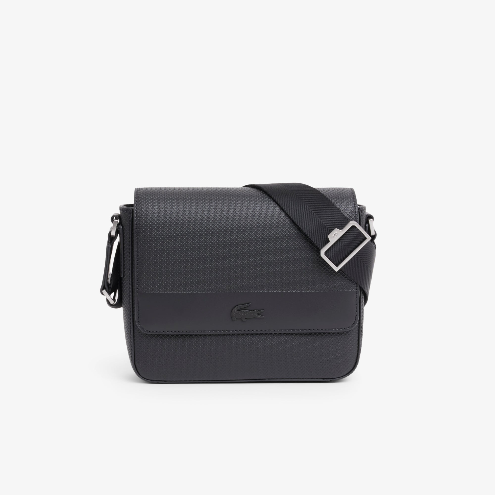 LACOSTE Chantaco Leather Messenger Bag