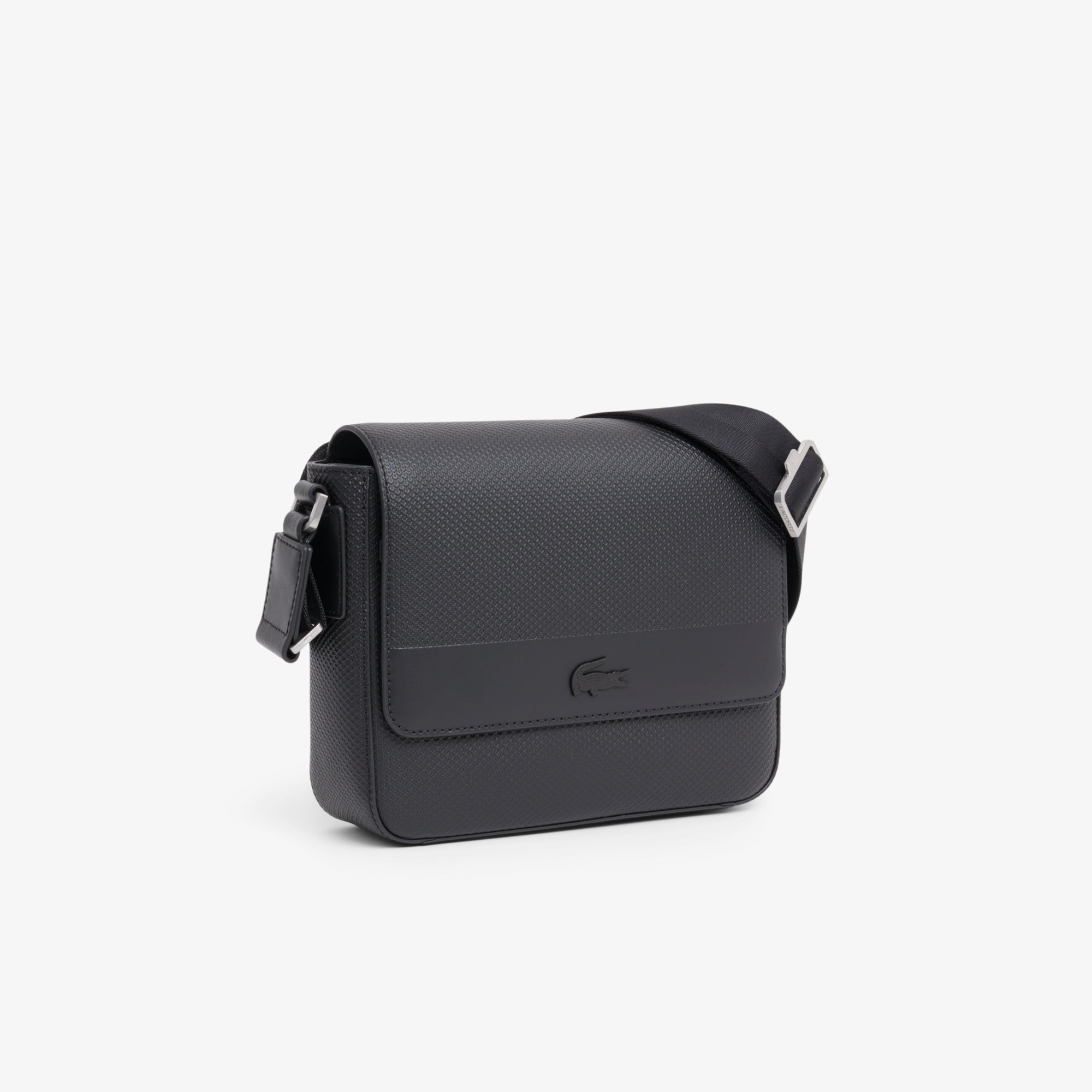 LACOSTE Chantaco Leather Messenger Bag