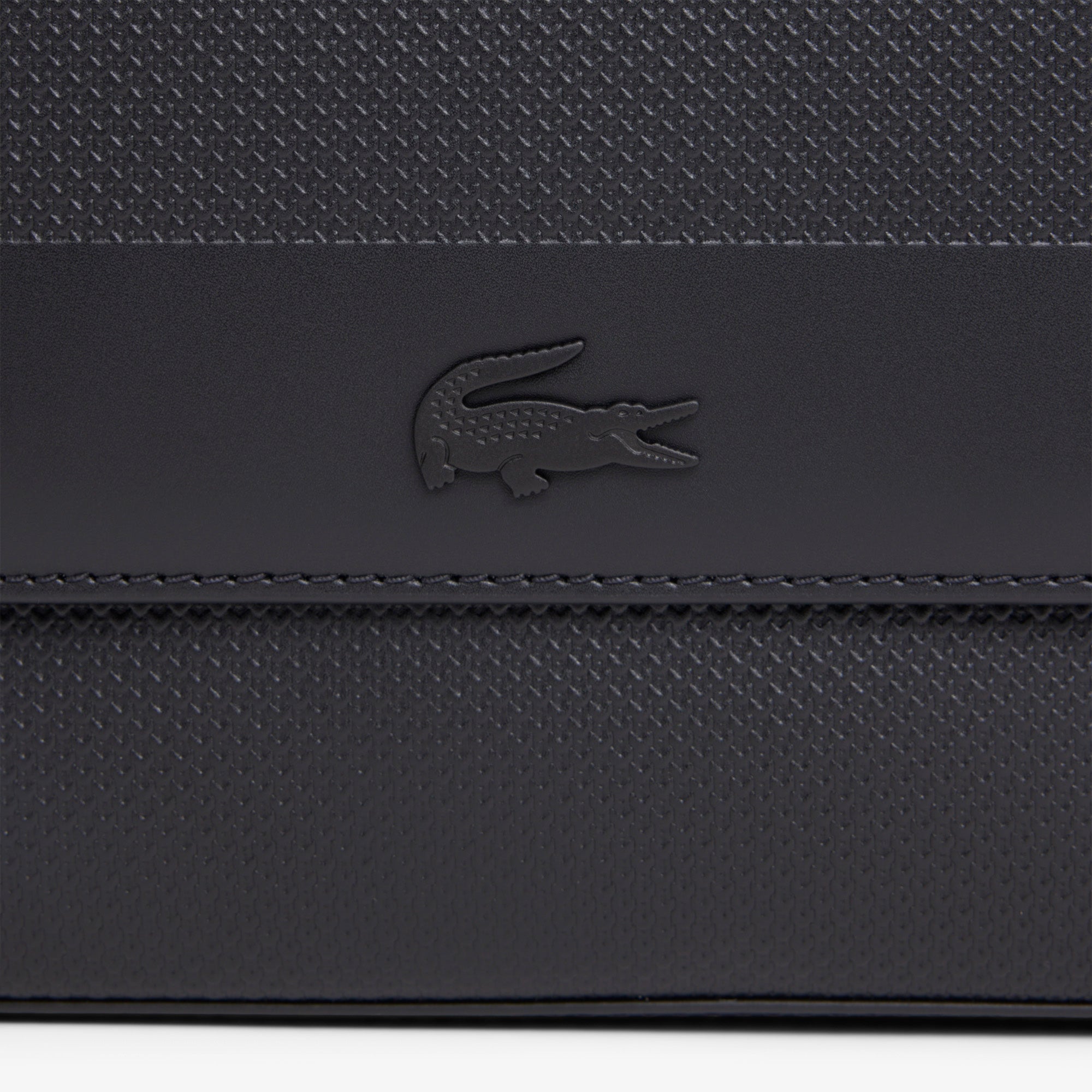 LACOSTE Chantaco Leather Messenger Bag